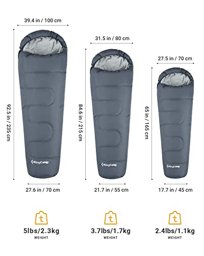 kingcamp-track-300-mummy-sleeping-bag image 3