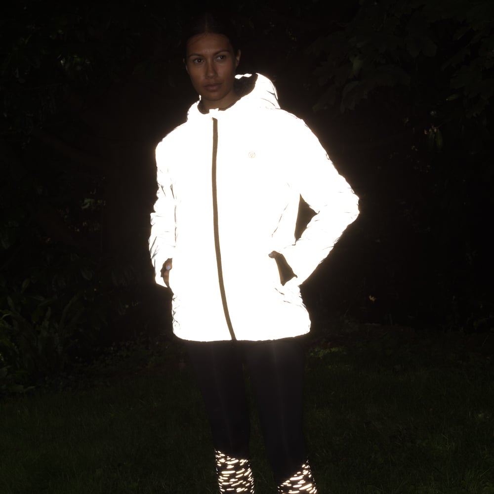 proviz-women-s-quilted-reflective-synthetic-down-jacket image 7