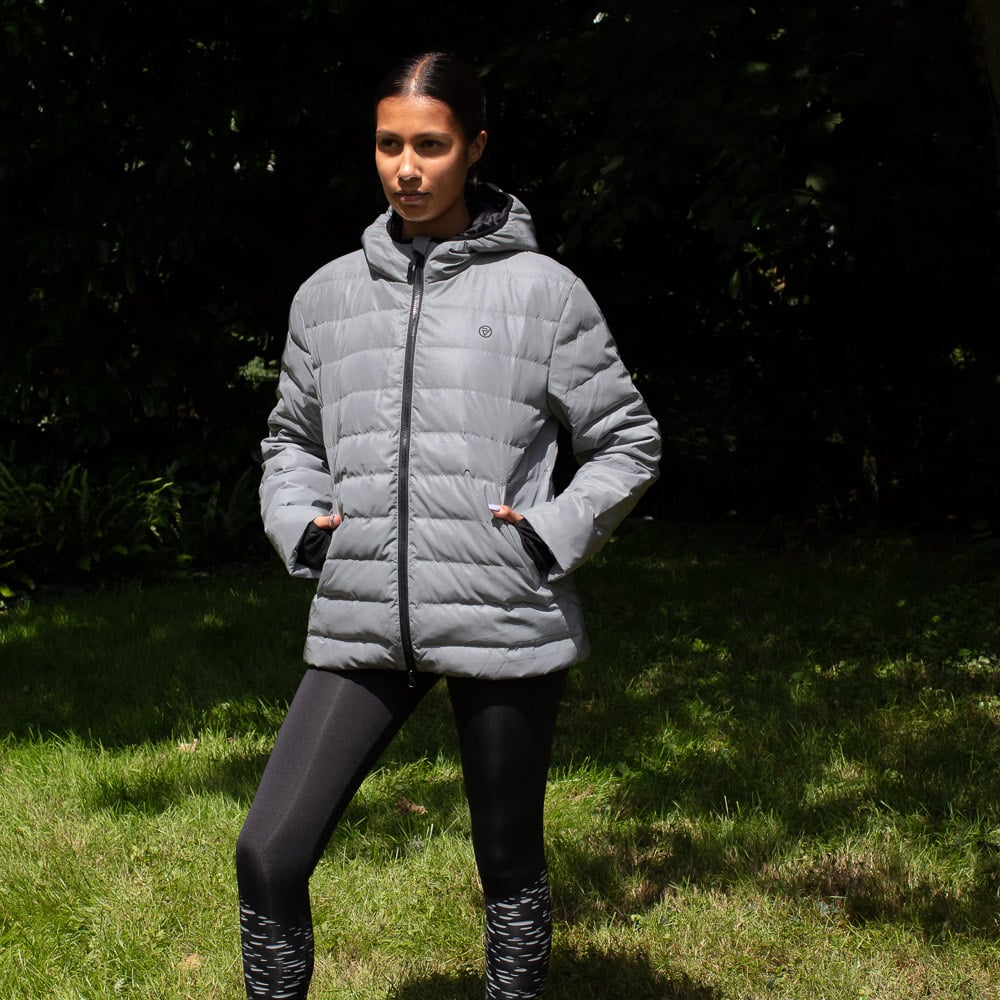 proviz-women-s-quilted-reflective-synthetic-down-jacket image 8