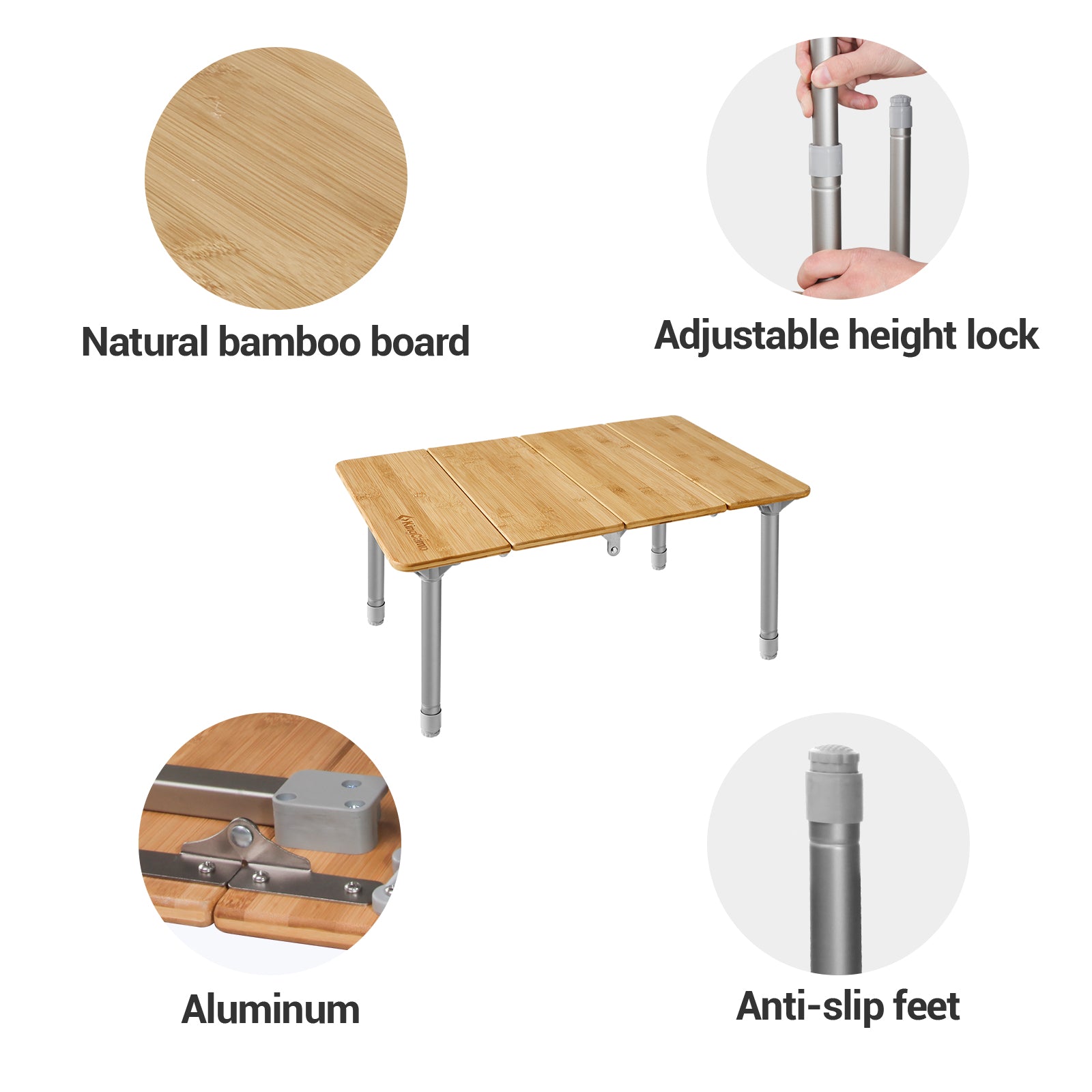 kingcamp-small-adjustable-height-4-fold-portable-bamboo-table image 8