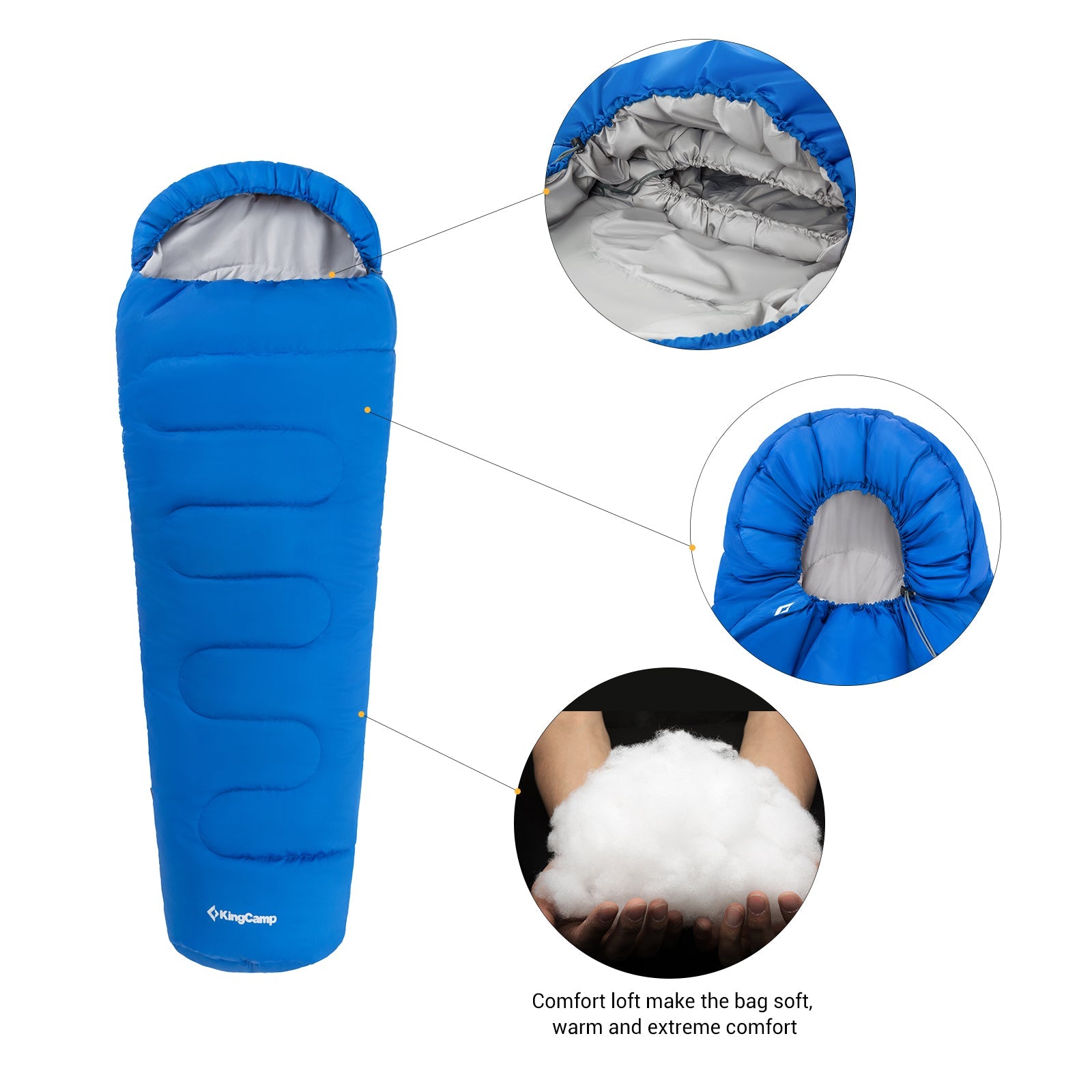 kingcamp-treck-300xl-mummy-sleeping-bag image 7