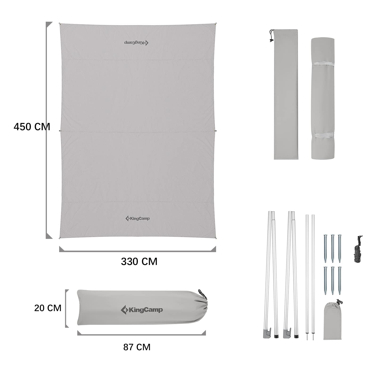 kingcamp-khan-palace-plus-tent-tarp image 2