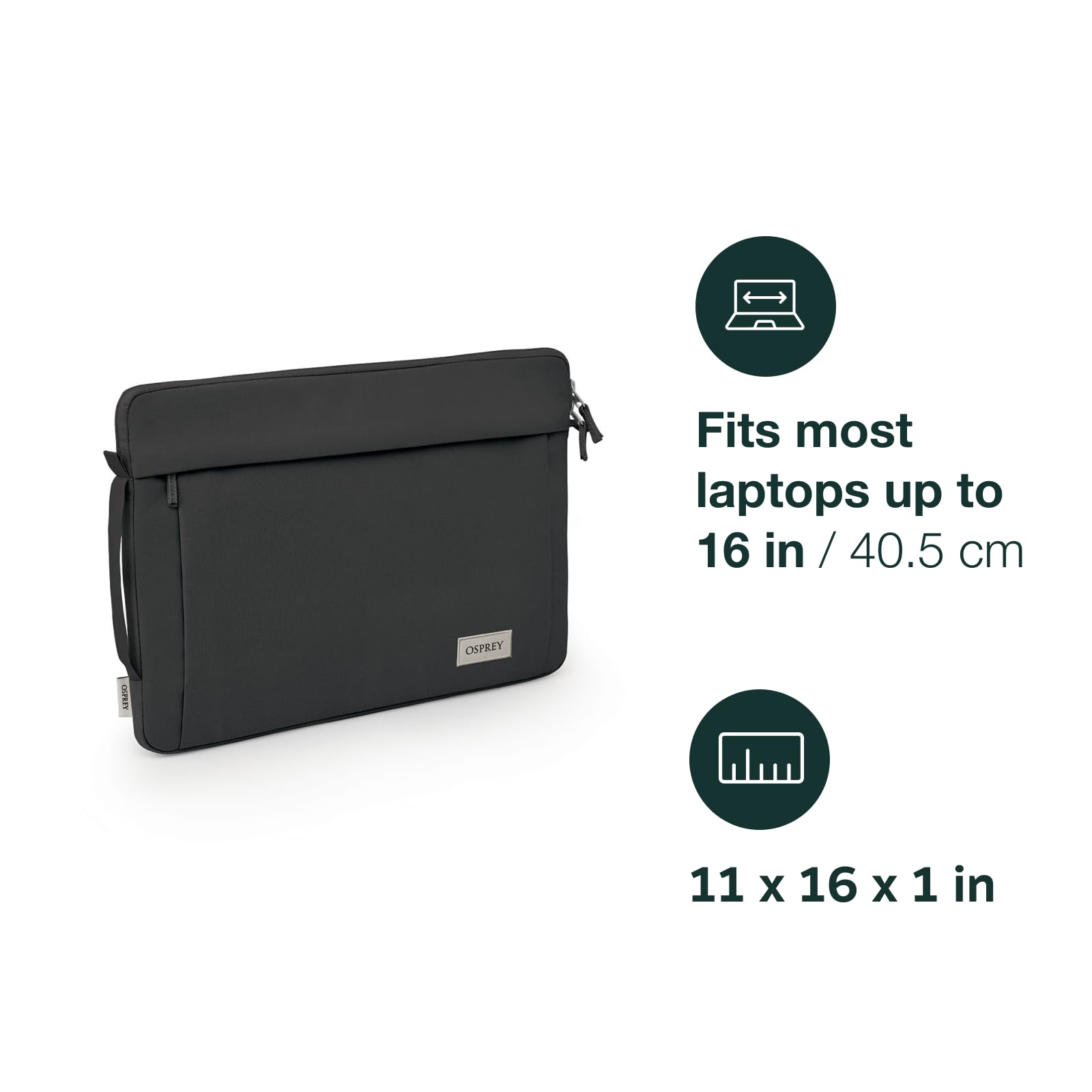 osprey-arcane-16-inch-laptop-sleeve-protective-case-with-zipper-handles-and-extr image 2