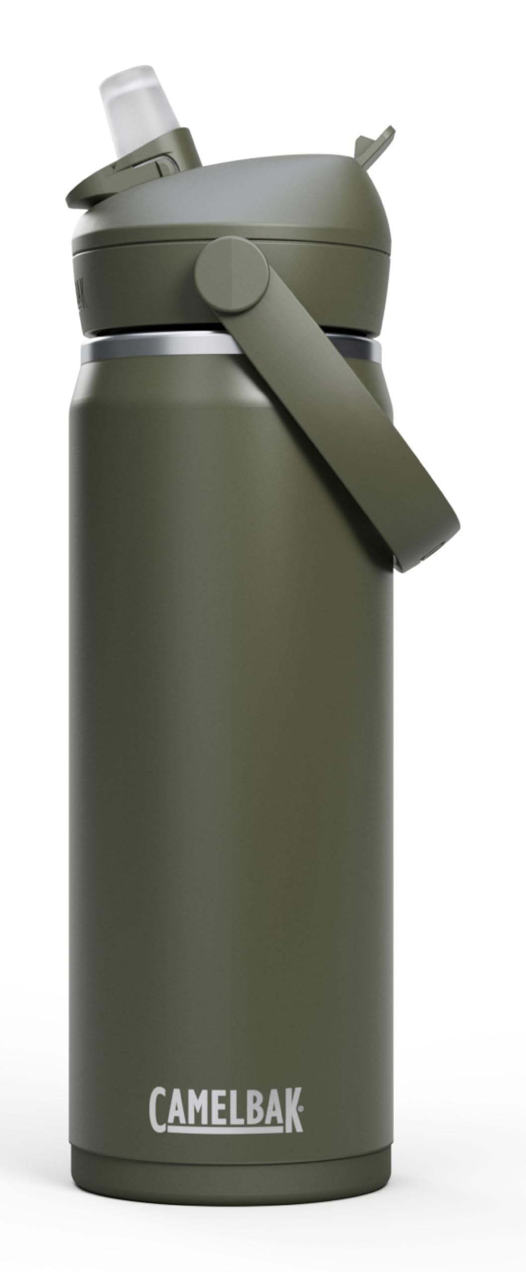 camelbak-thrive-flip-straw-insulated-stainless-steel-water-bottle-20oz-moss image 1