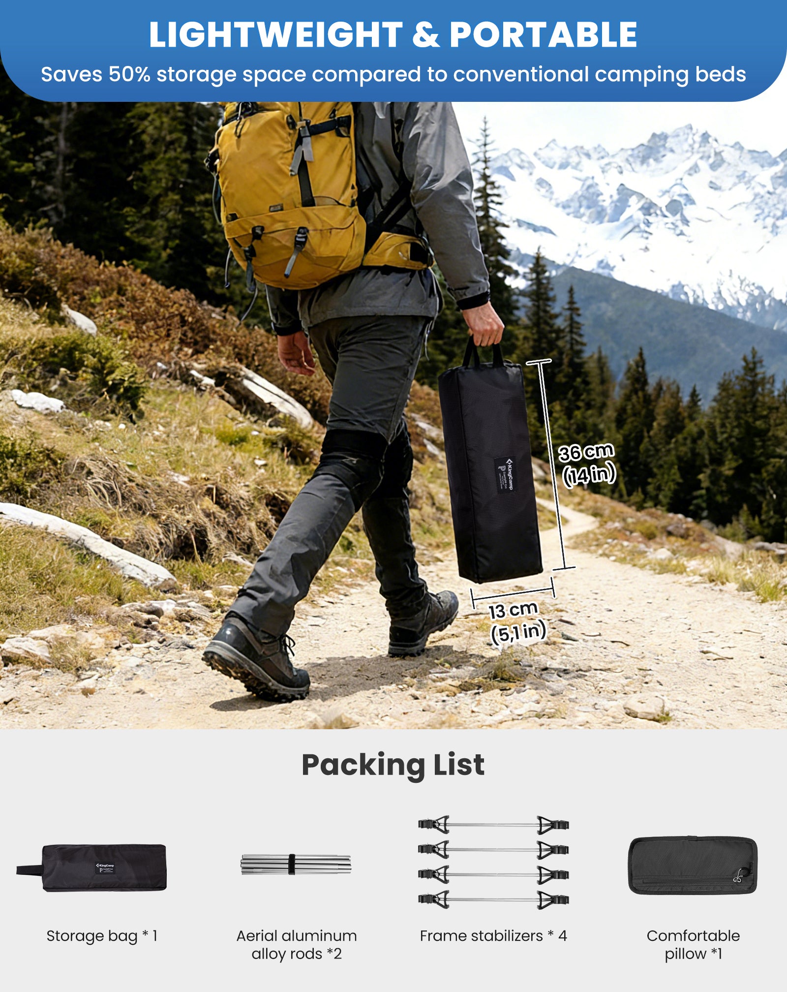 kingcamp-aerlite-p20-ultralight-camping-cot image 6