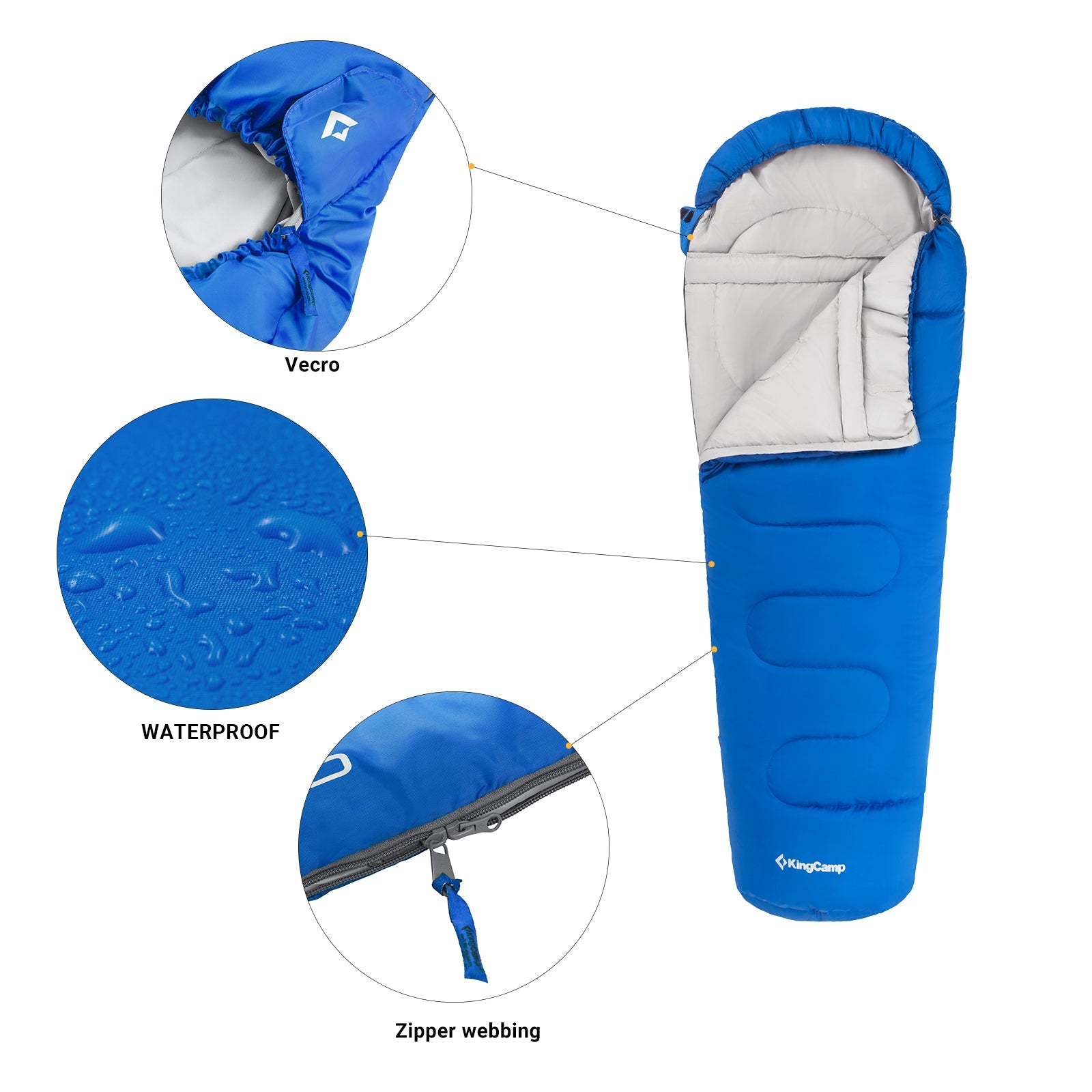 kingcamp-treck-300xl-mummy-sleeping-bag image 8