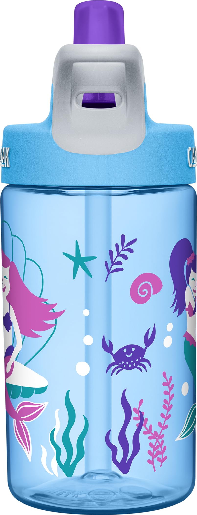 camelbak-eddy-kids-water-bottle-with-big-bite-valve-12oz-magical-mermaids image 4
