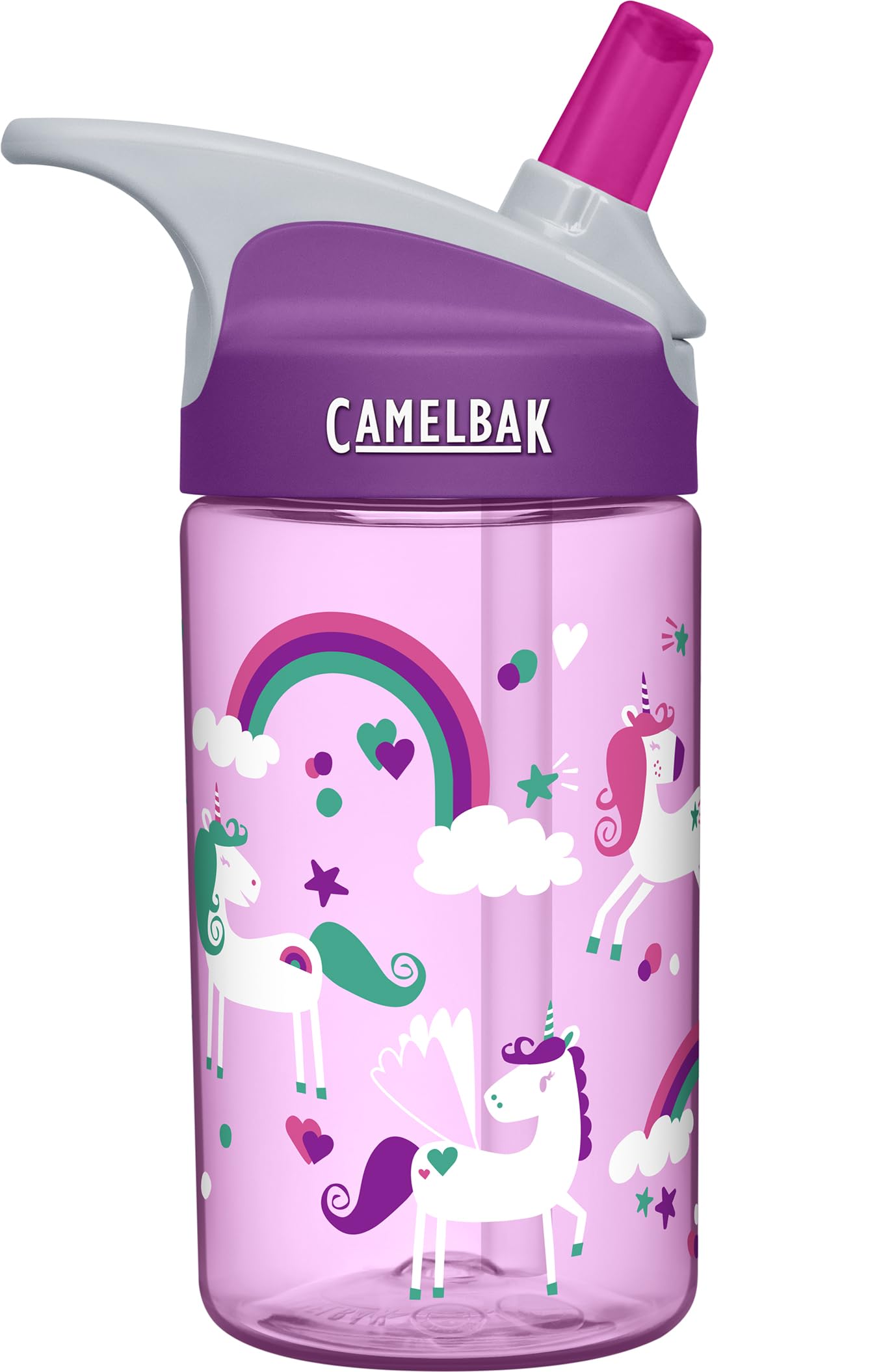 camelbak-eddy-kids-12oz-water-bottle-with-big-bite-valve-unicorns image 5