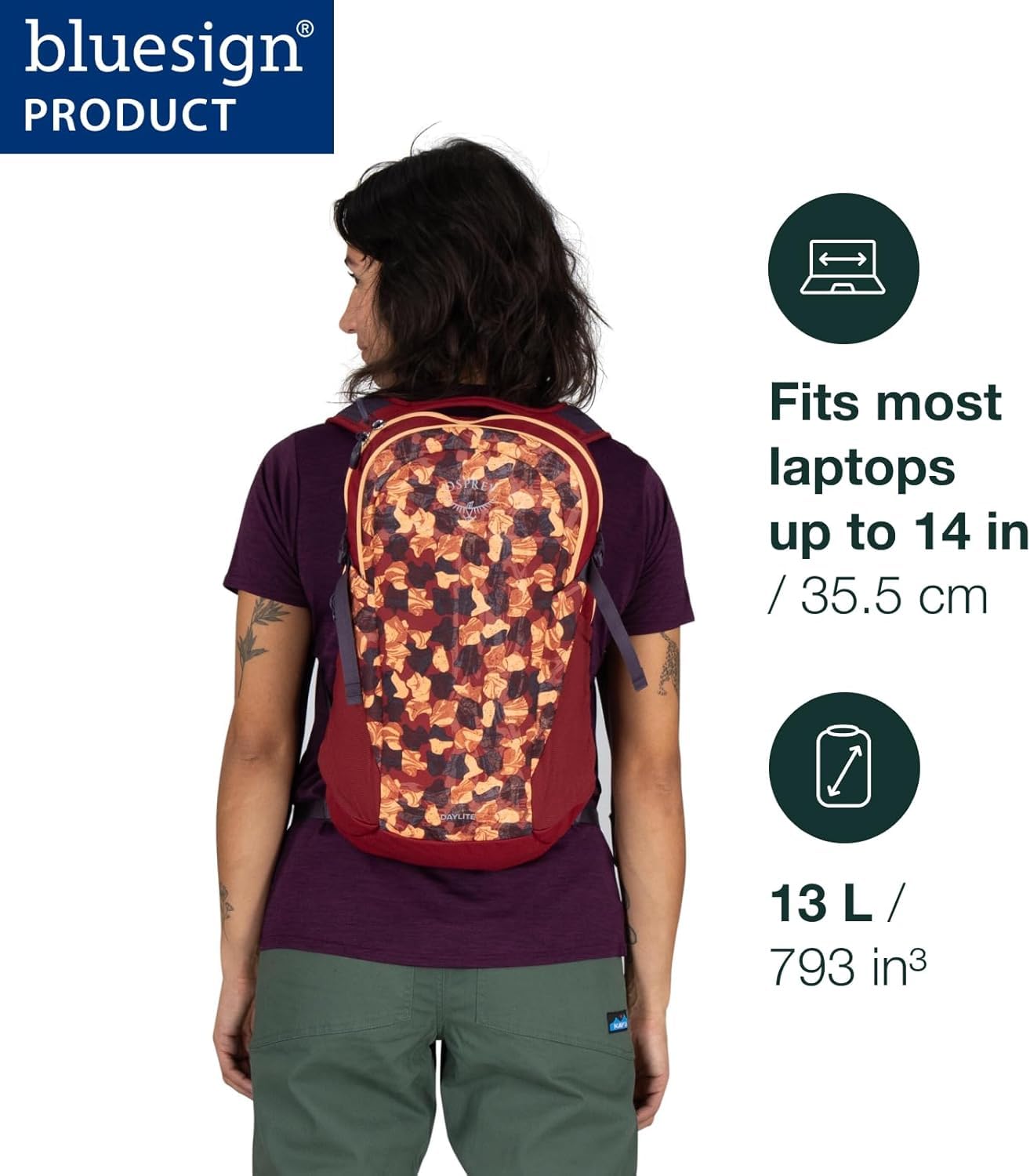 osprey-daylite-20l-daypack-pistachio-recycled-polyester-laptop-hydration-compati image 4