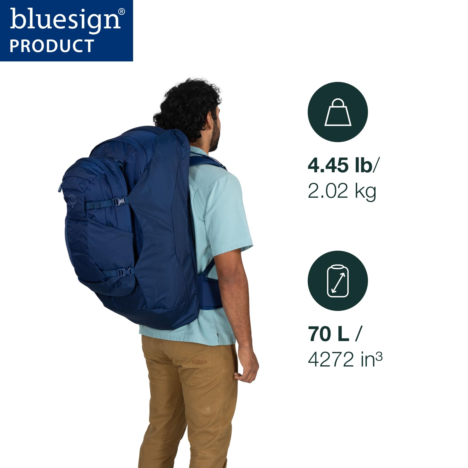 osprey-farpoint-70l-men-s-travel-backpack-with-detachable-daypack-cascade-blue-t image 2