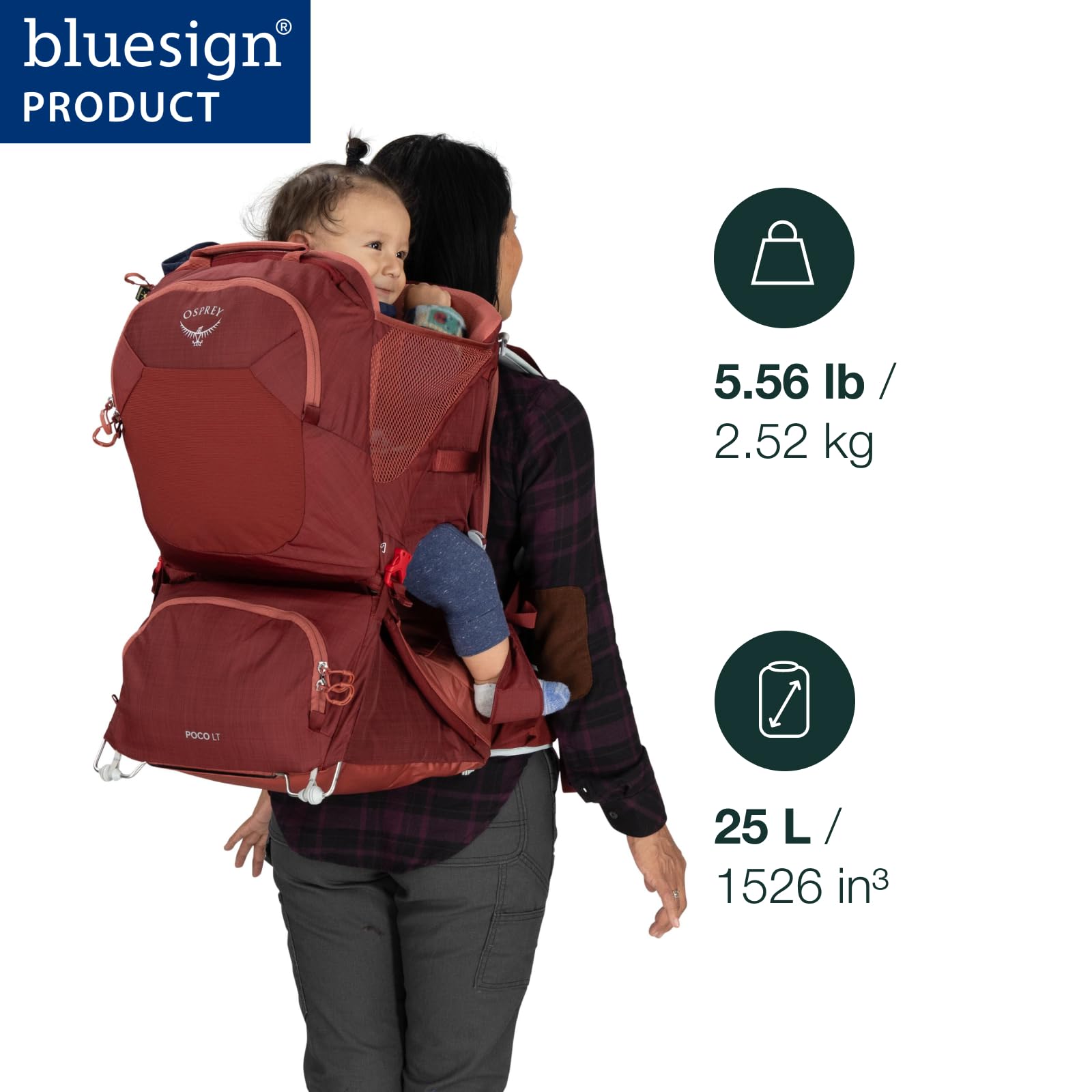 osprey-poco-lt-lightweight-child-carrier-backpack-with-sunshade image 2