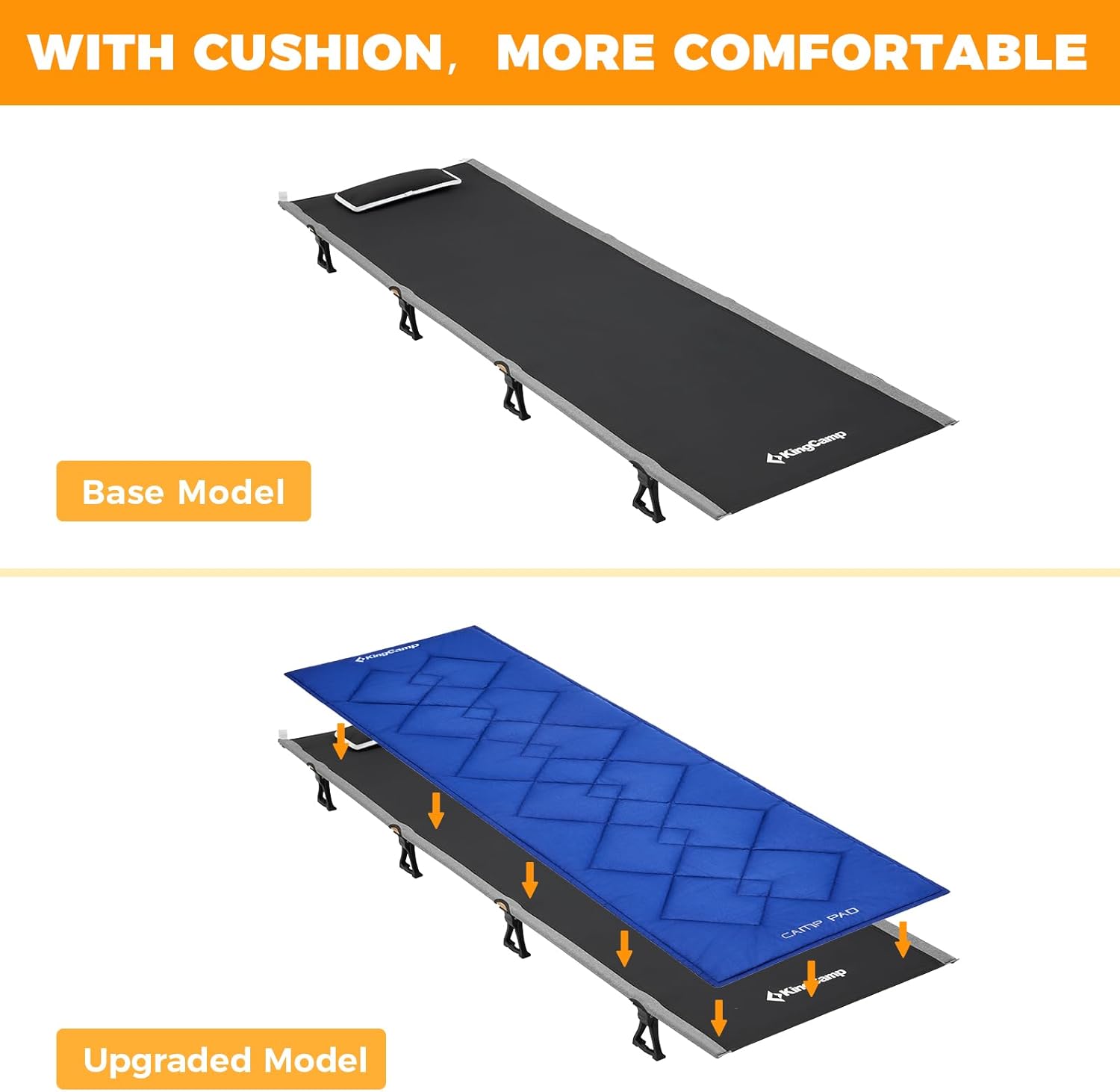 kingcamp-ultralight-camping-cot-with-mattress image 4