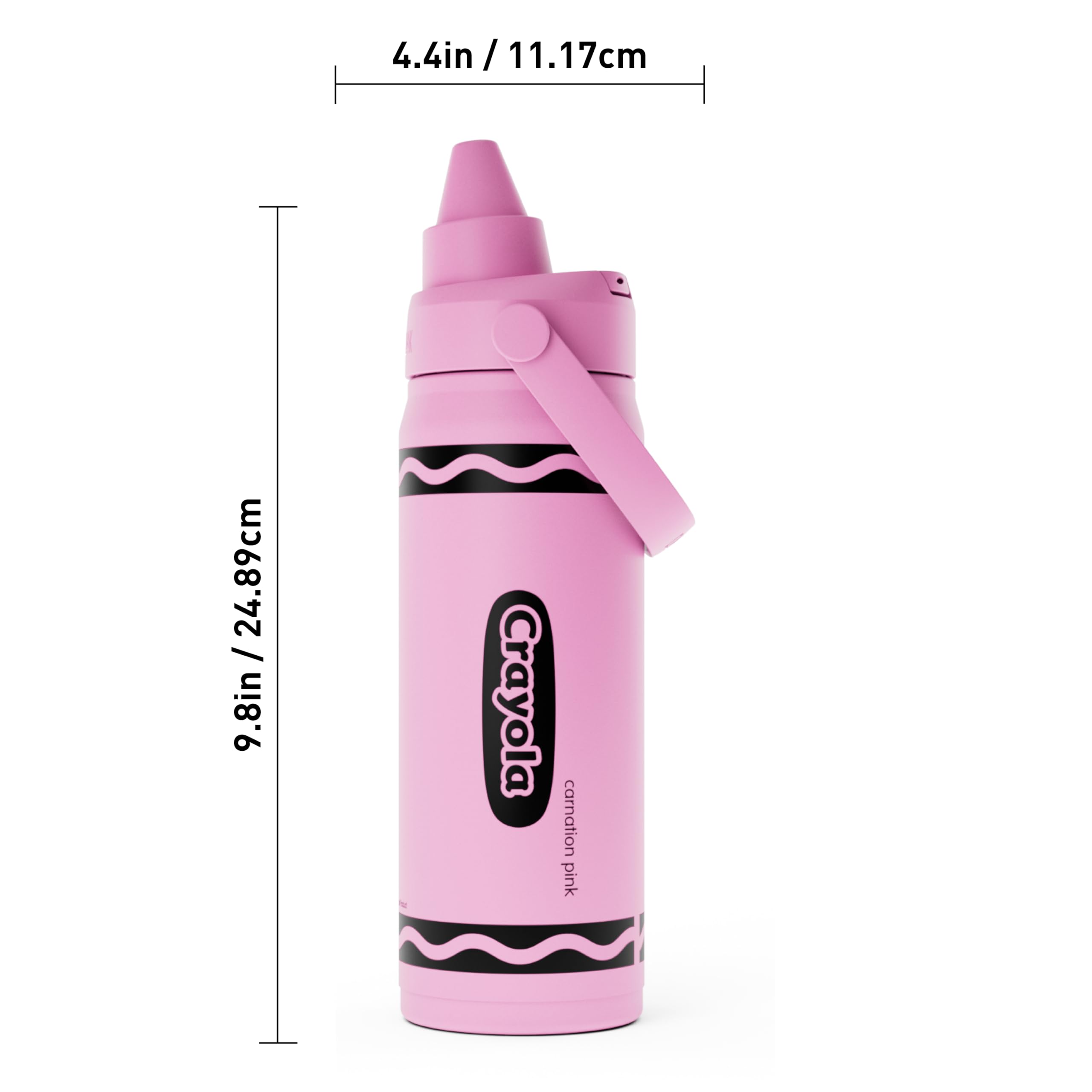 camelbak-crayola-chug-insulated-stainless-steel-water-bottle-16oz-carnation-pink image 3