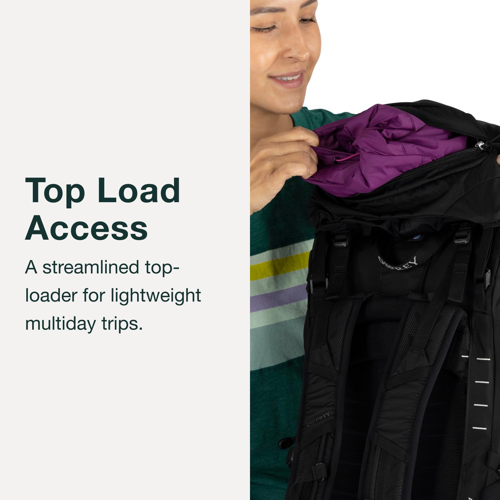 osprey-tempest-44l-women-s-lightweight-hiking-backpack-red-pampas-coal-grey-m-l image 5