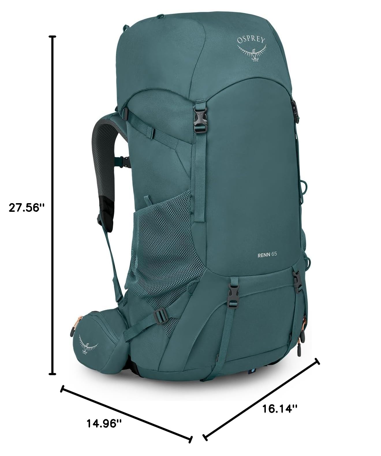 osprey-renn-65-women-s-backpacking-backpack-cascade-blue-melon-orange image 8