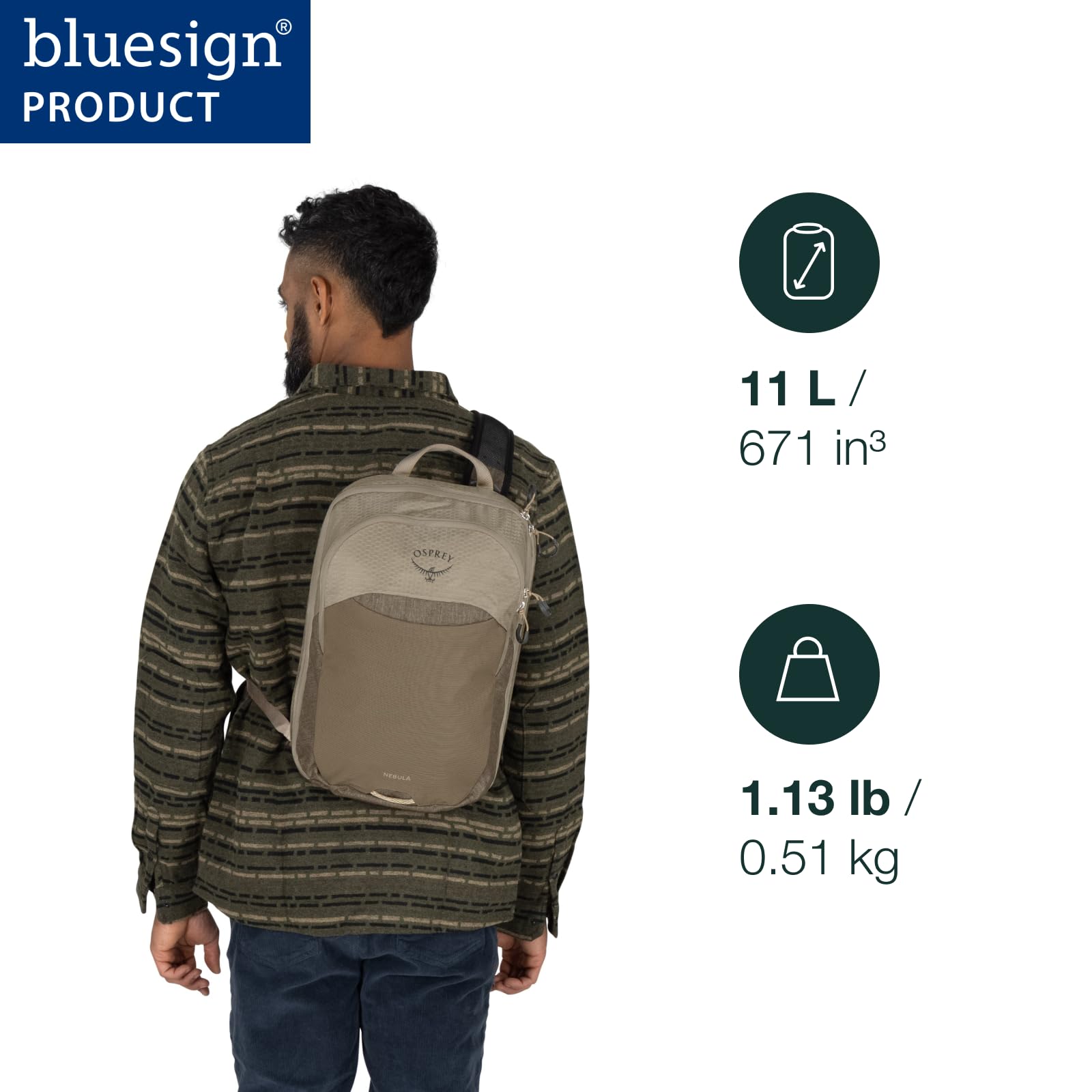 osprey-nebula-sling-bag-crossbody-backpack-with-laptop-sleeve-graphite-purple-he image 2