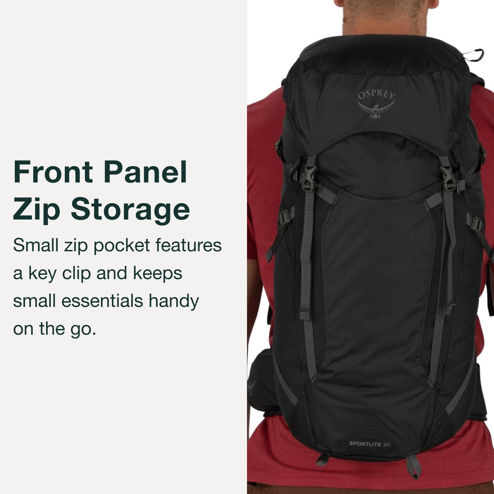 osprey-sportlite-30l-lightweight-hiking-backpack-for-men-and-women-dark-charcoal image 5