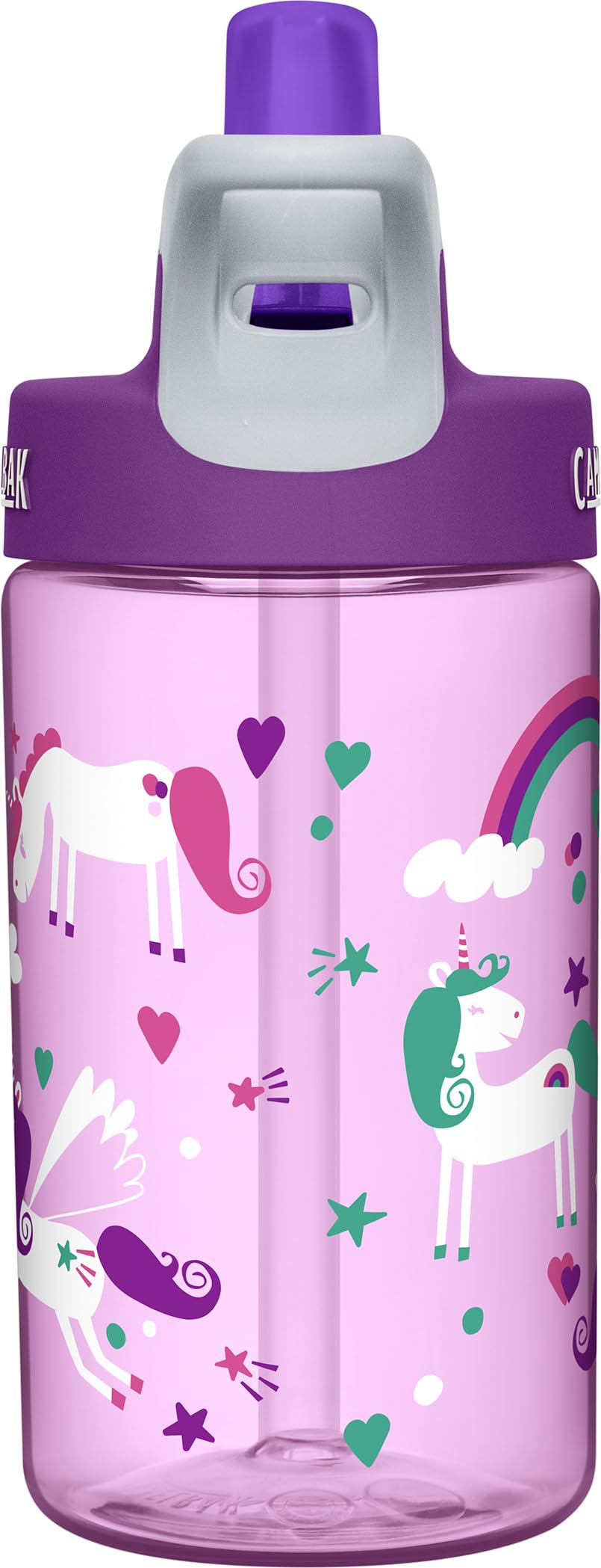 camelbak-eddy-kids-12oz-water-bottle-with-big-bite-valve-unicorns image 6
