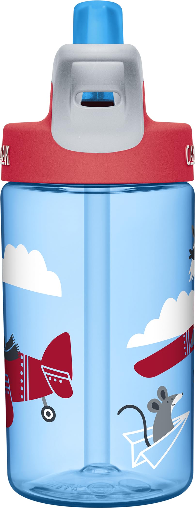 camelbak-eddy-kids-water-bottle-with-big-bite-valve-12oz-airplane-bandits image 7