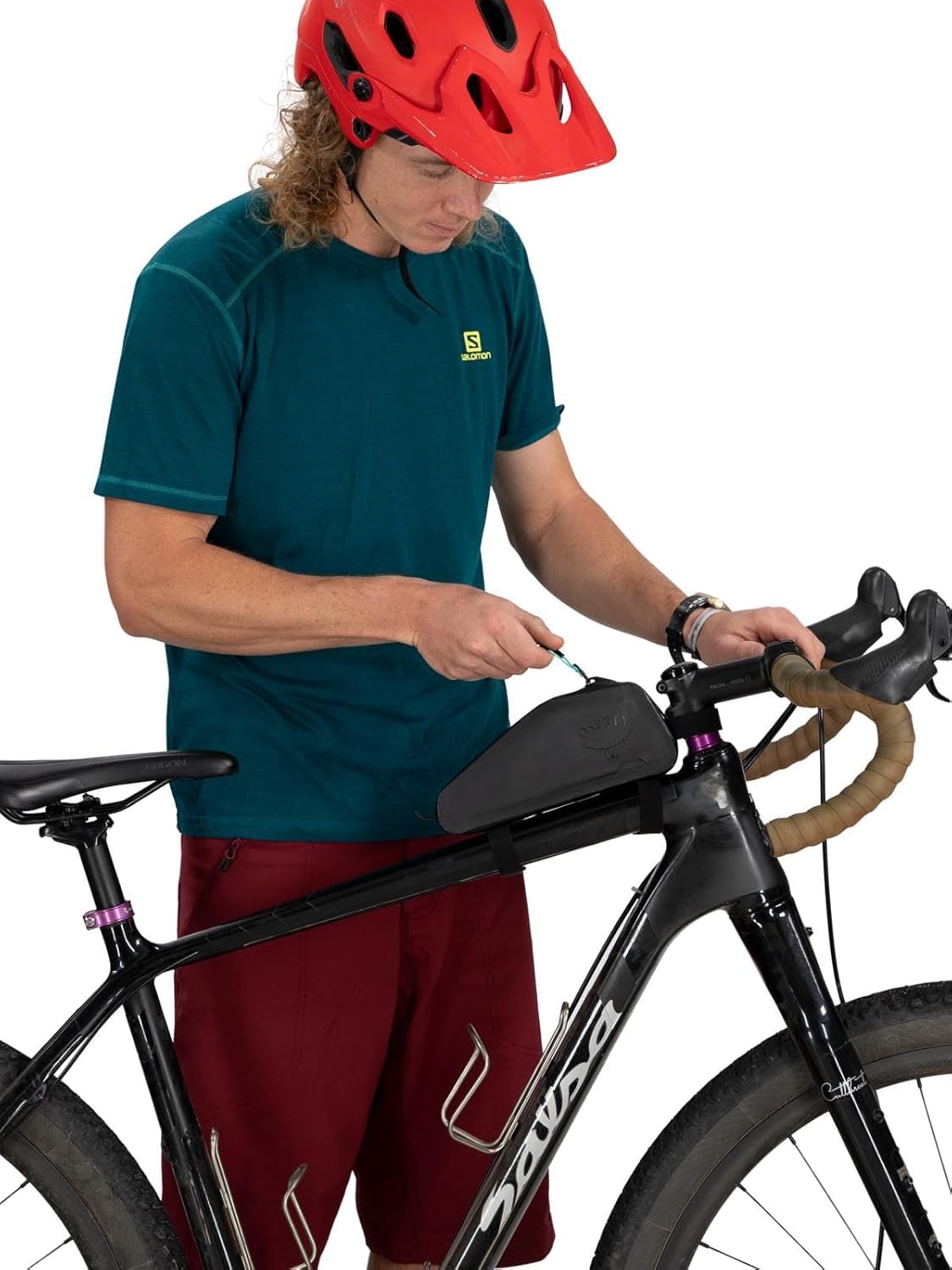 osprey-escapist-on-bike-top-tube-bag-black image 2