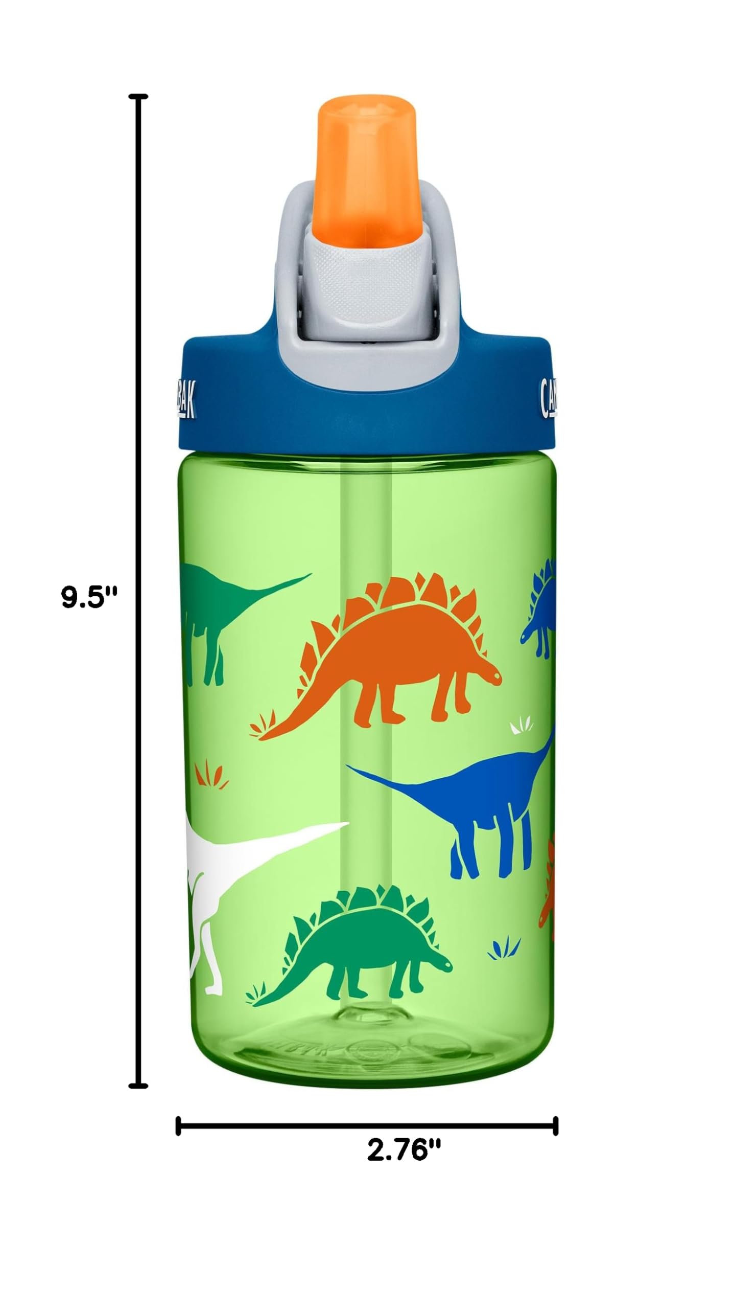 camelbak-eddy-kids-12oz-water-bottle-with-big-bite-valve-dinorama image 7