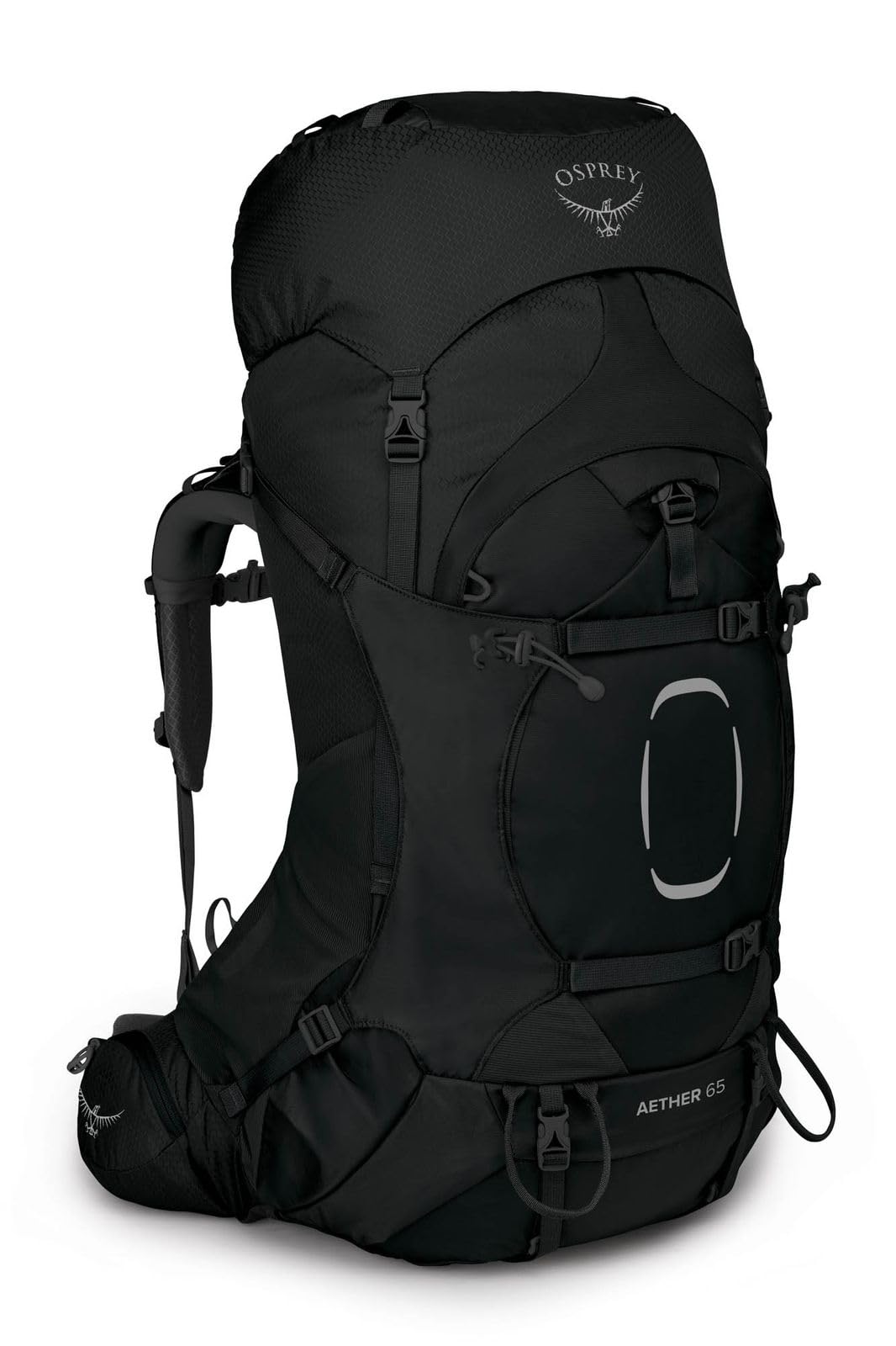 osprey-aether-65l-men-s-backpacking-backpack-black-s-m image 1