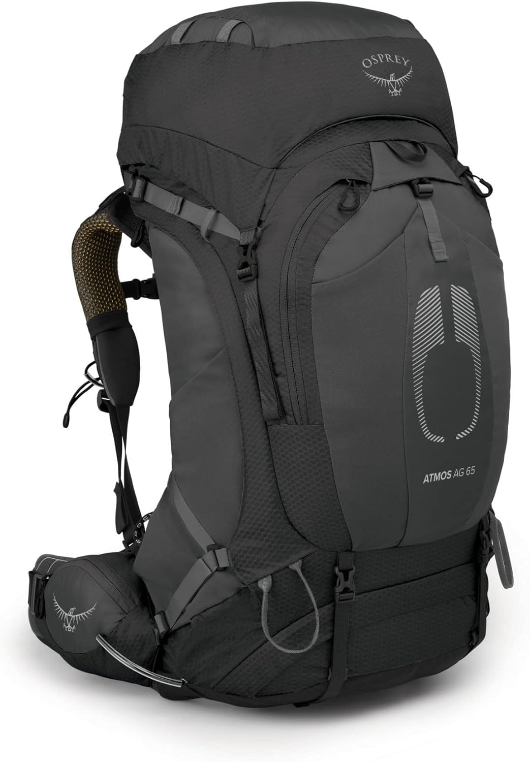 osprey-atmos-ag-65l-men-s-backpacking-backpack-black-s-m image 1
