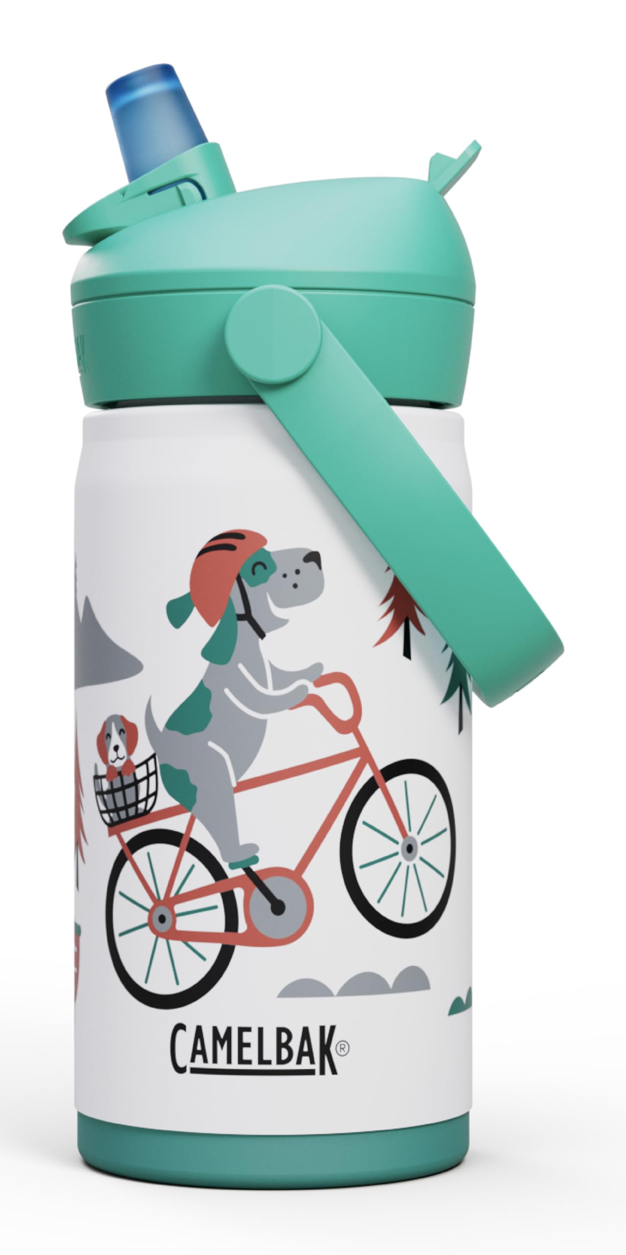 camelbak-thrive-flip-straw-kids-stainless-steel-water-bottle-12oz image 1
