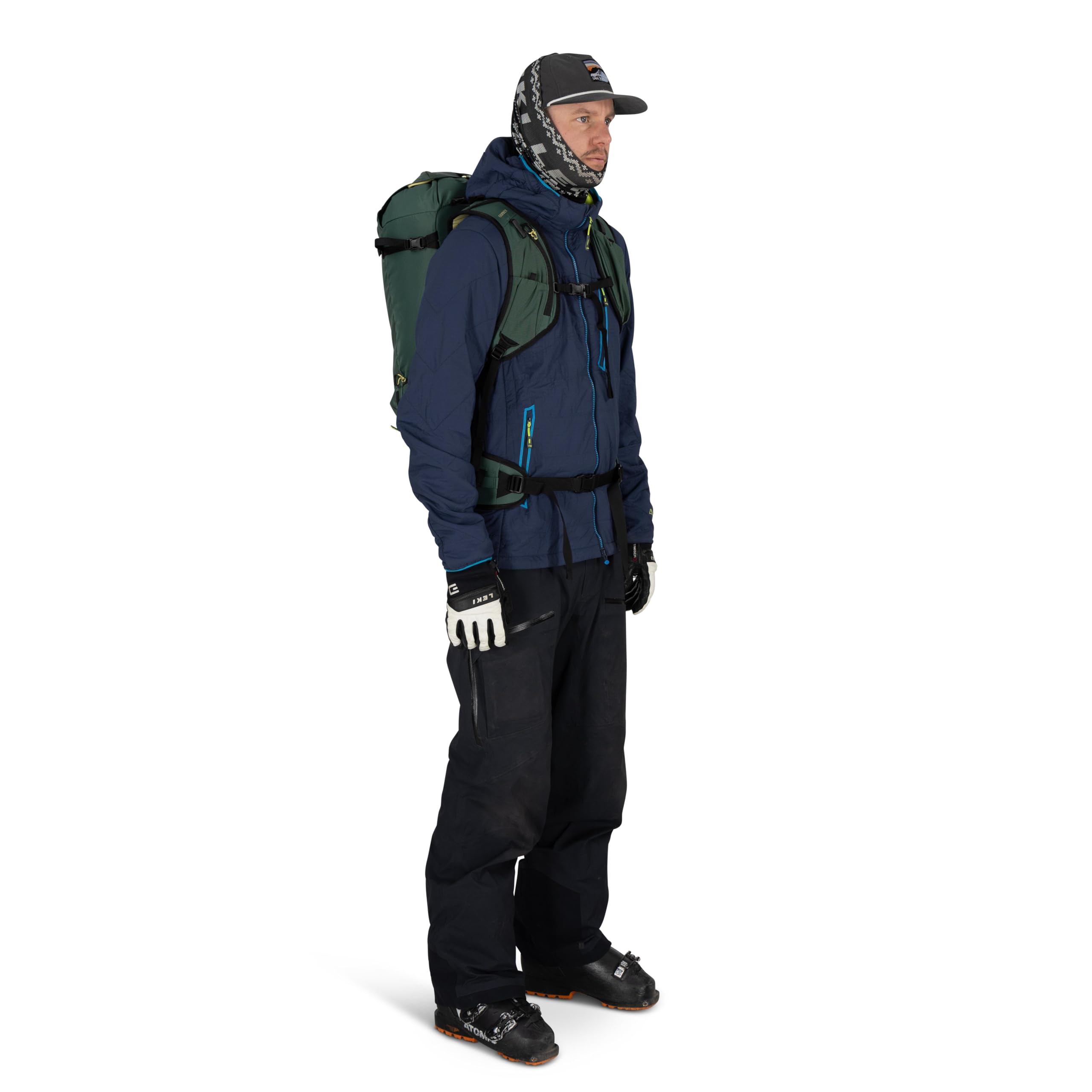 osprey-firn-28l-ski-and-snowboard-backpack-lightweight-touring-pack-tundra-green image 8
