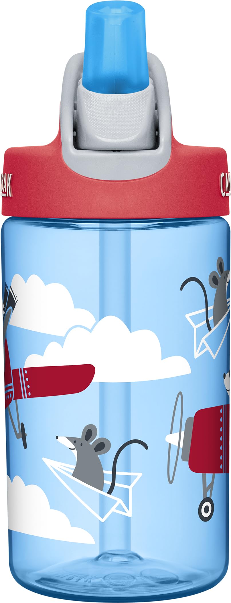 camelbak-eddy-kids-water-bottle-with-big-bite-valve-12oz-airplane-bandits image 5