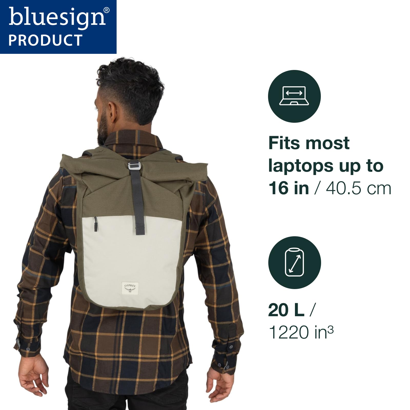 osprey-arcane-zip-top-tote-backpack image 2