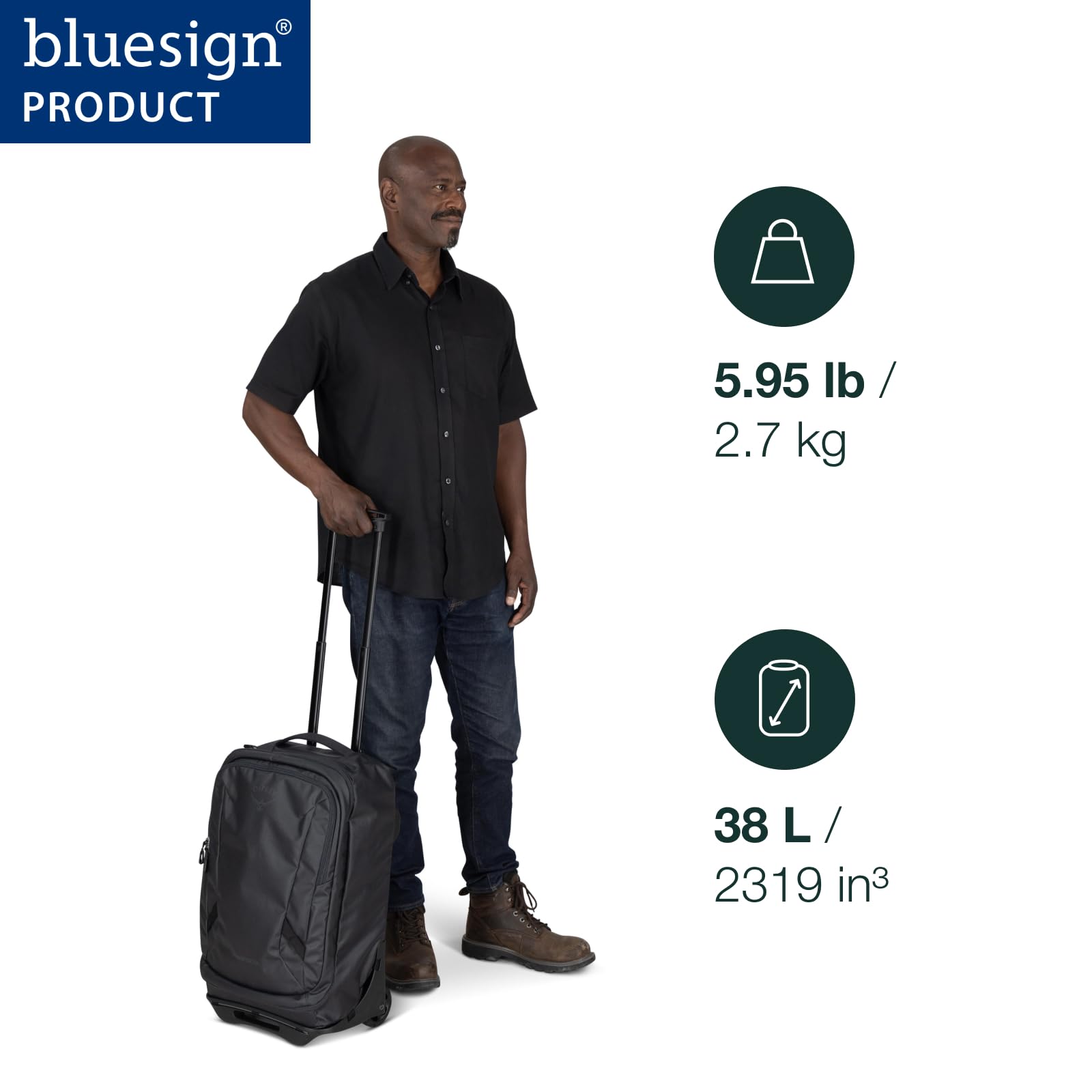 osprey-transporter-wheeled-carry-on-raven-black image 2