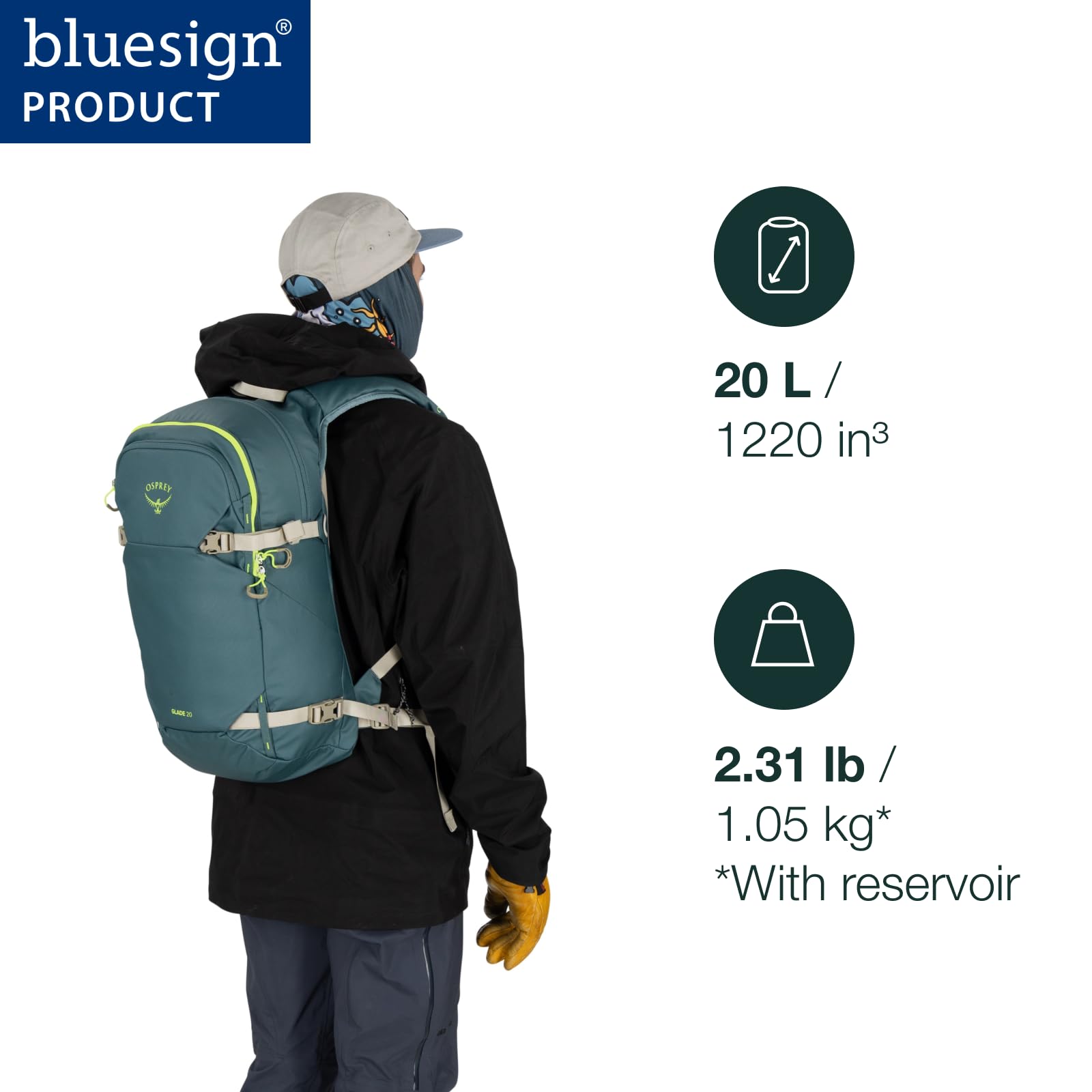 osprey-glade-ski-and-snowboard-hydration-backpack-2-5l-reservoir image 2