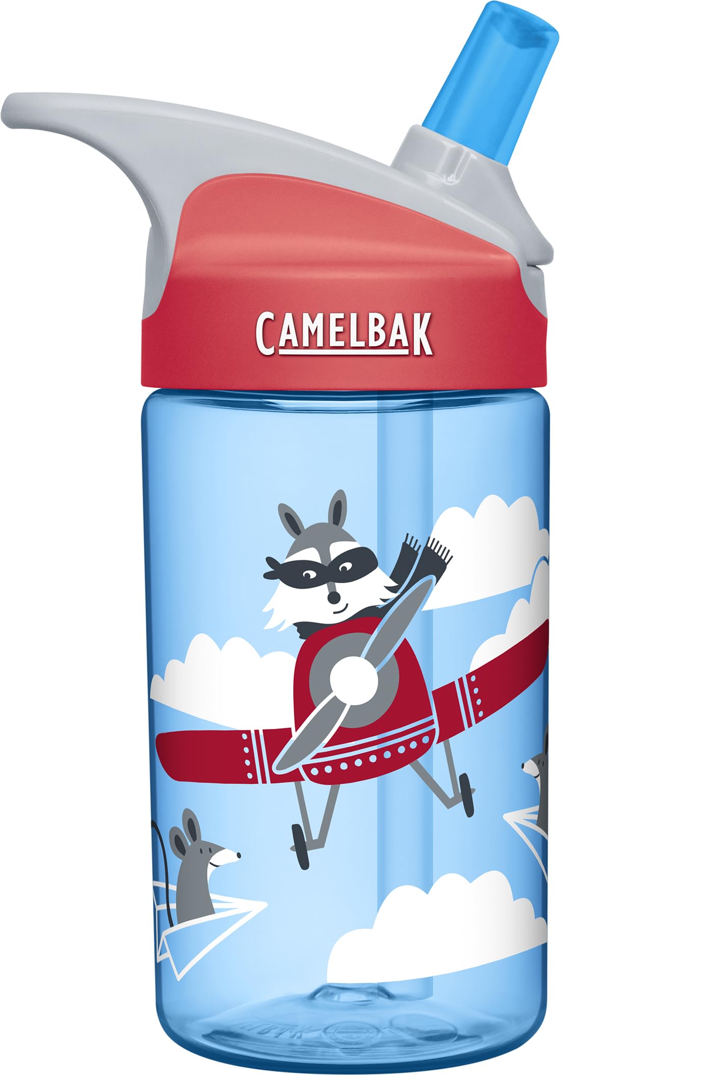 camelbak-eddy-kids-water-bottle-with-big-bite-valve-12oz-airplane-bandits image 6