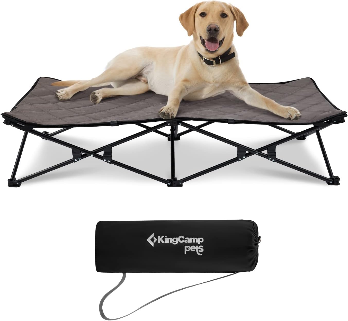 kingcamp-pets-sedum-l-plus-dog-bed-cot image 1