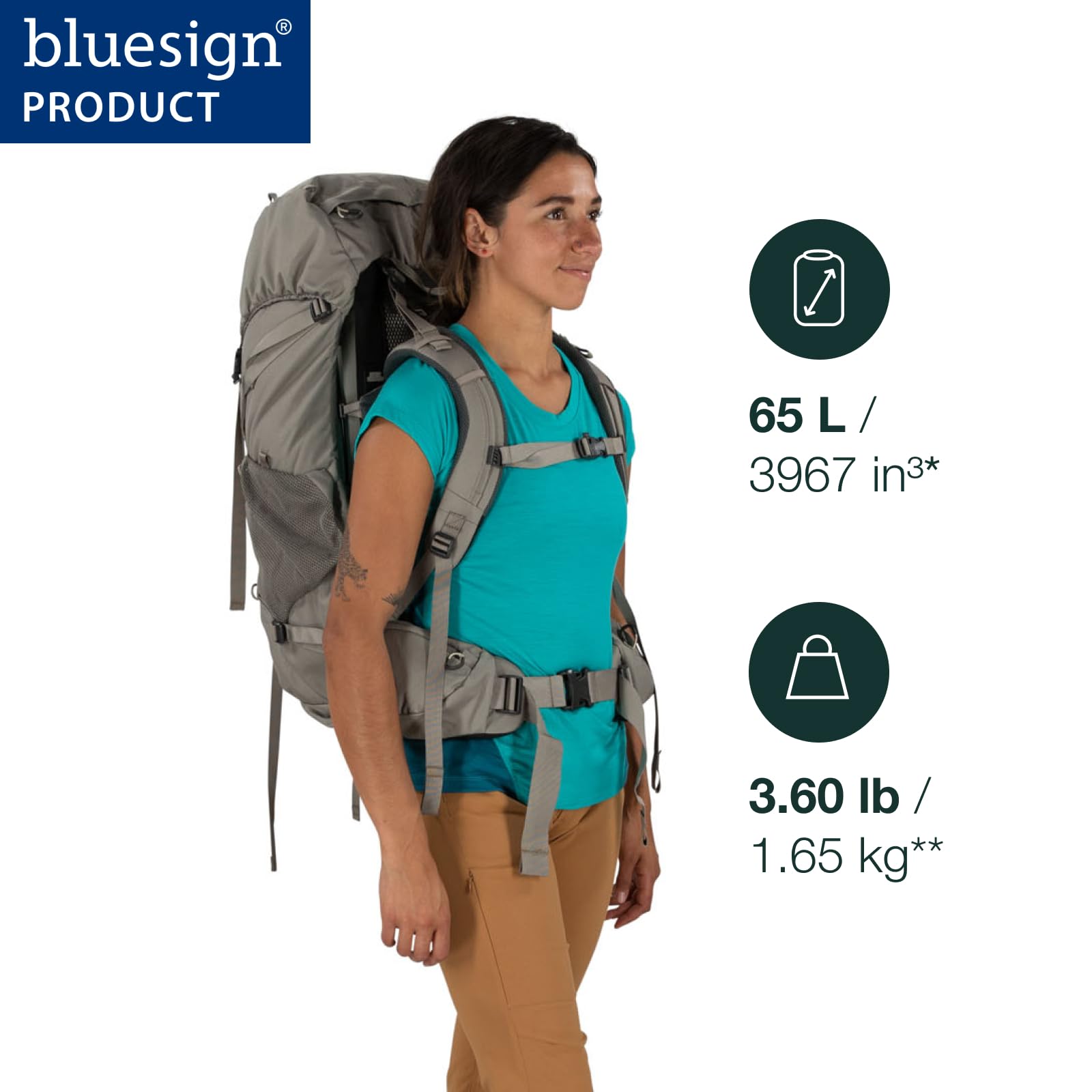 osprey-renn-65-women-s-backpacking-backpack-cascade-blue-melon-orange image 2