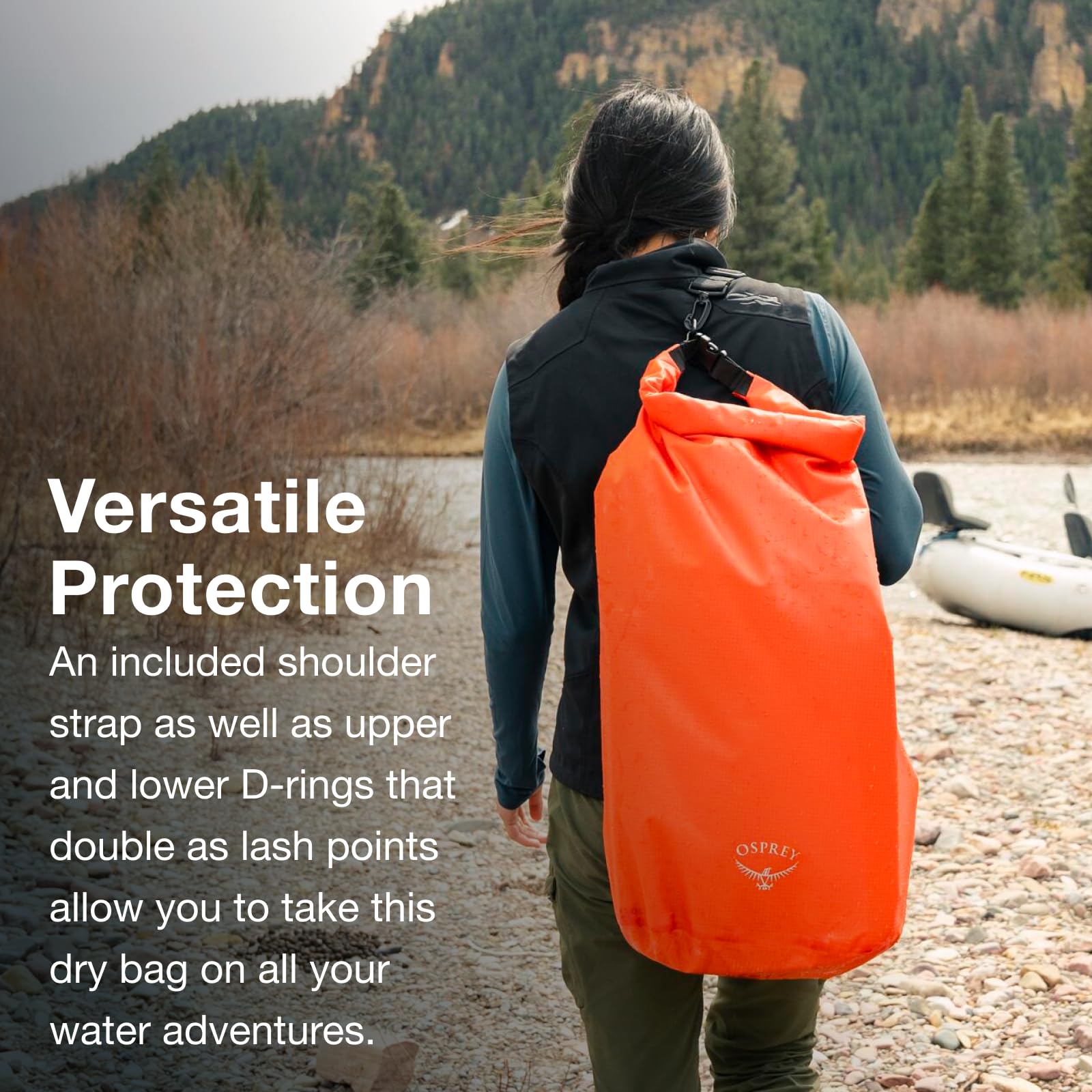 osprey-wildwater-waterproof-dry-bag-15l-recycled-nylon-ipx5 image 5