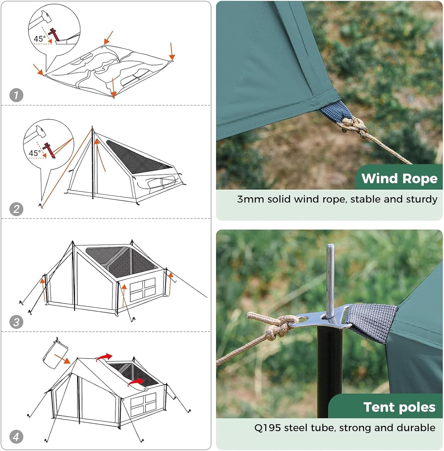 kingcamp-mountain-in-c2-tent-accessory-kit-spare-pegs-and-wind-ropes image 5