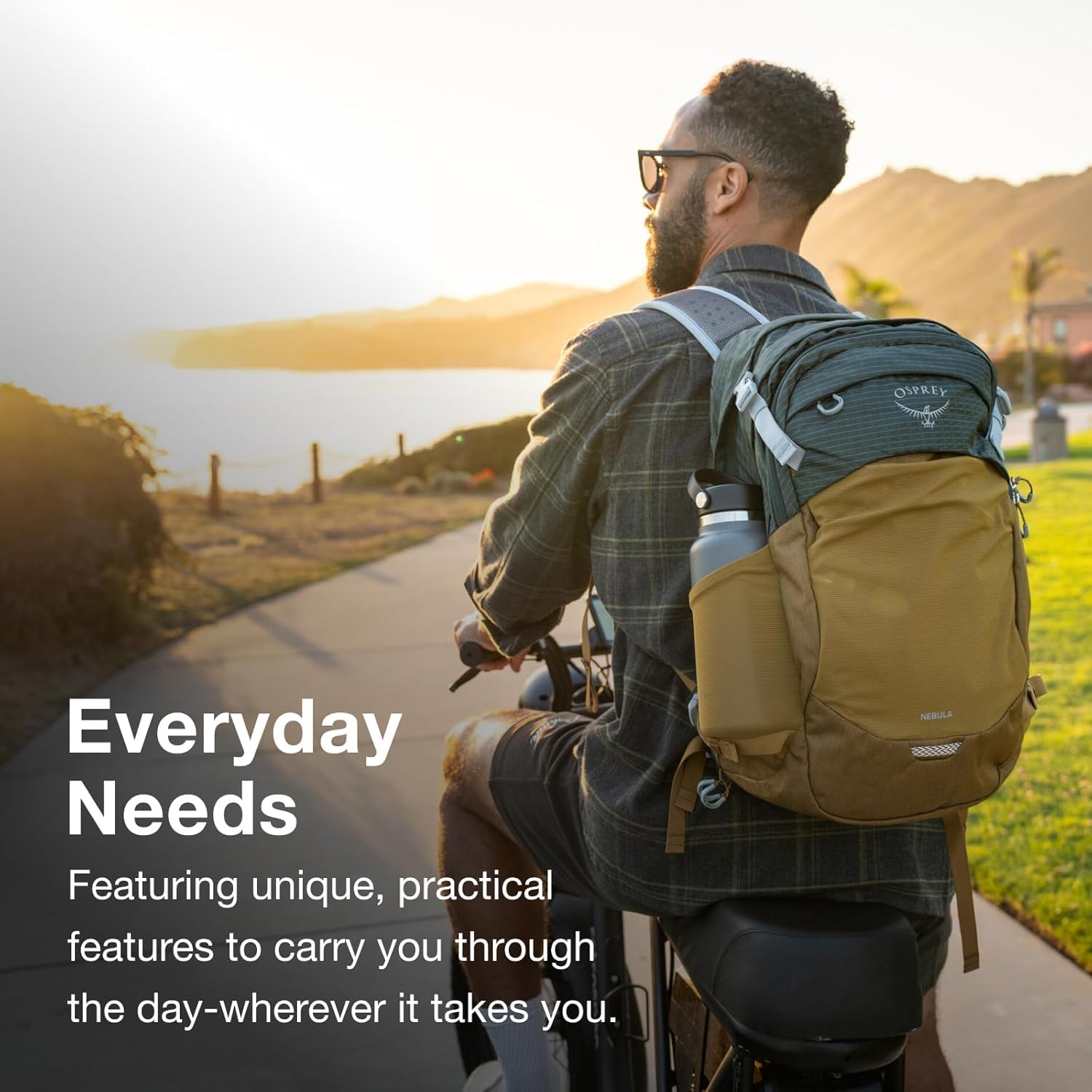 osprey-nebula-32-commuter-backpack-laptop-sleeve-water-bottle-pockets image 3