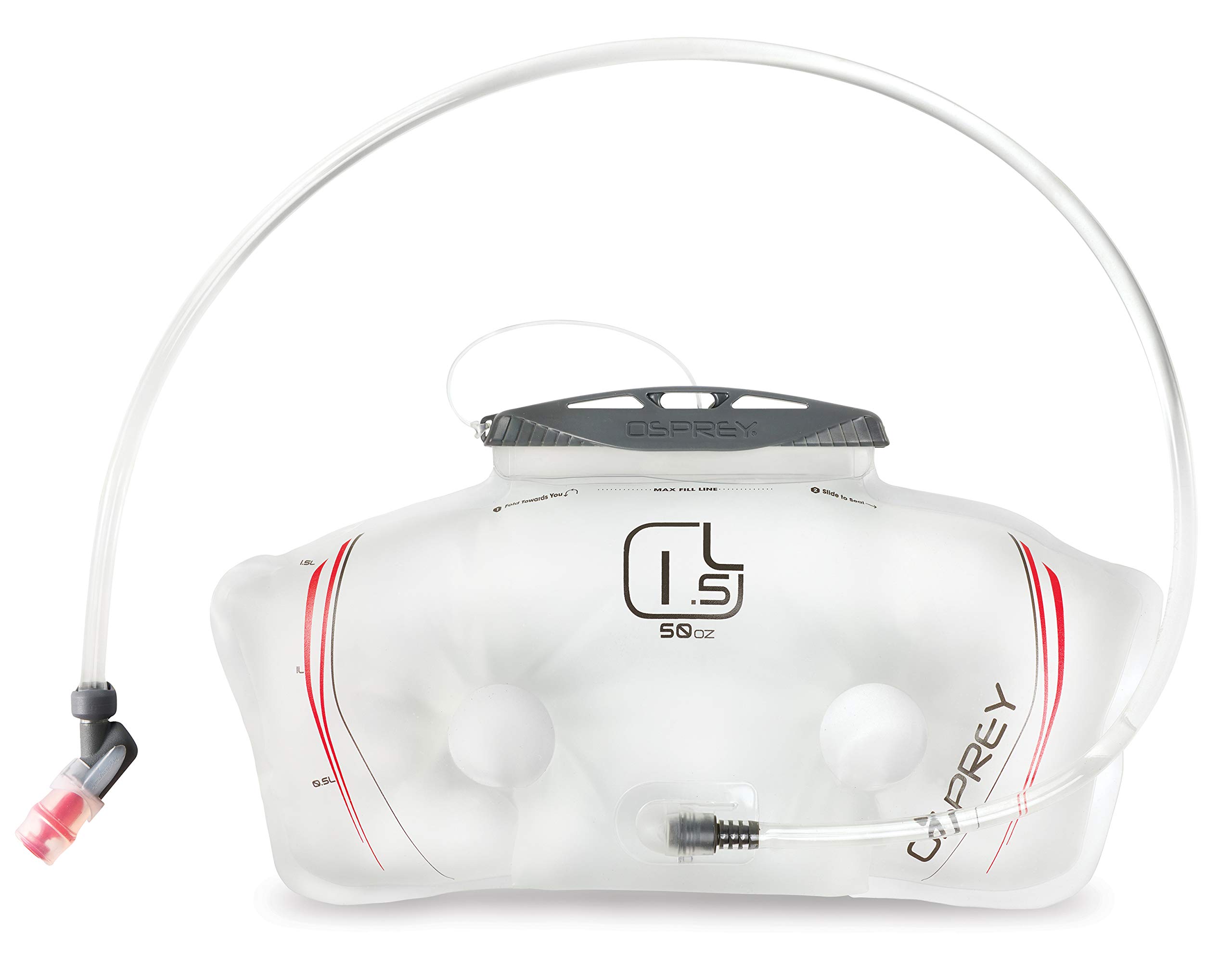 osprey-hydraulics-lumbar-1-5l-reservoir-red-one-size image 1
