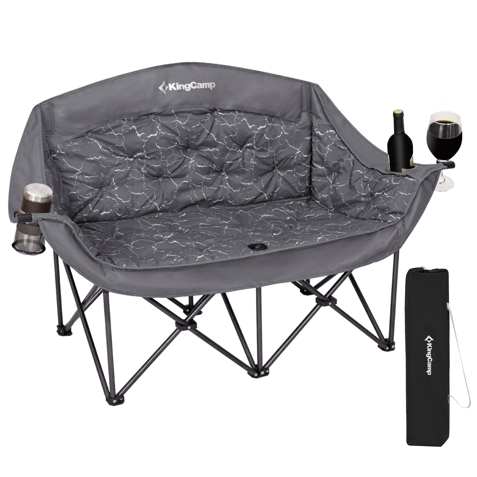 kingcamp-volcapetra-loveseat-double-seat-chair image 1