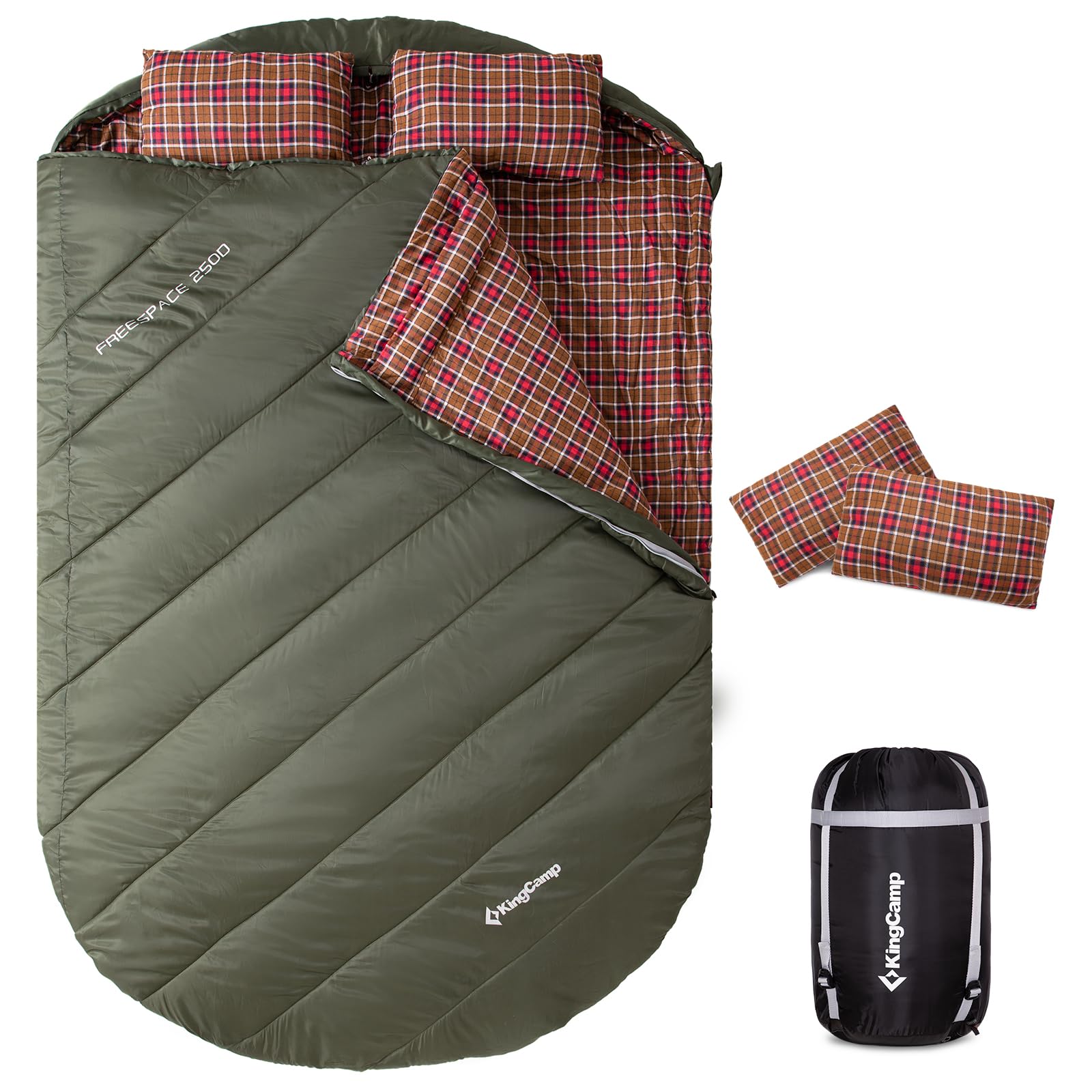 kingcamp-freespace-250d-flannel-lined-double-sleeping-bag image 4