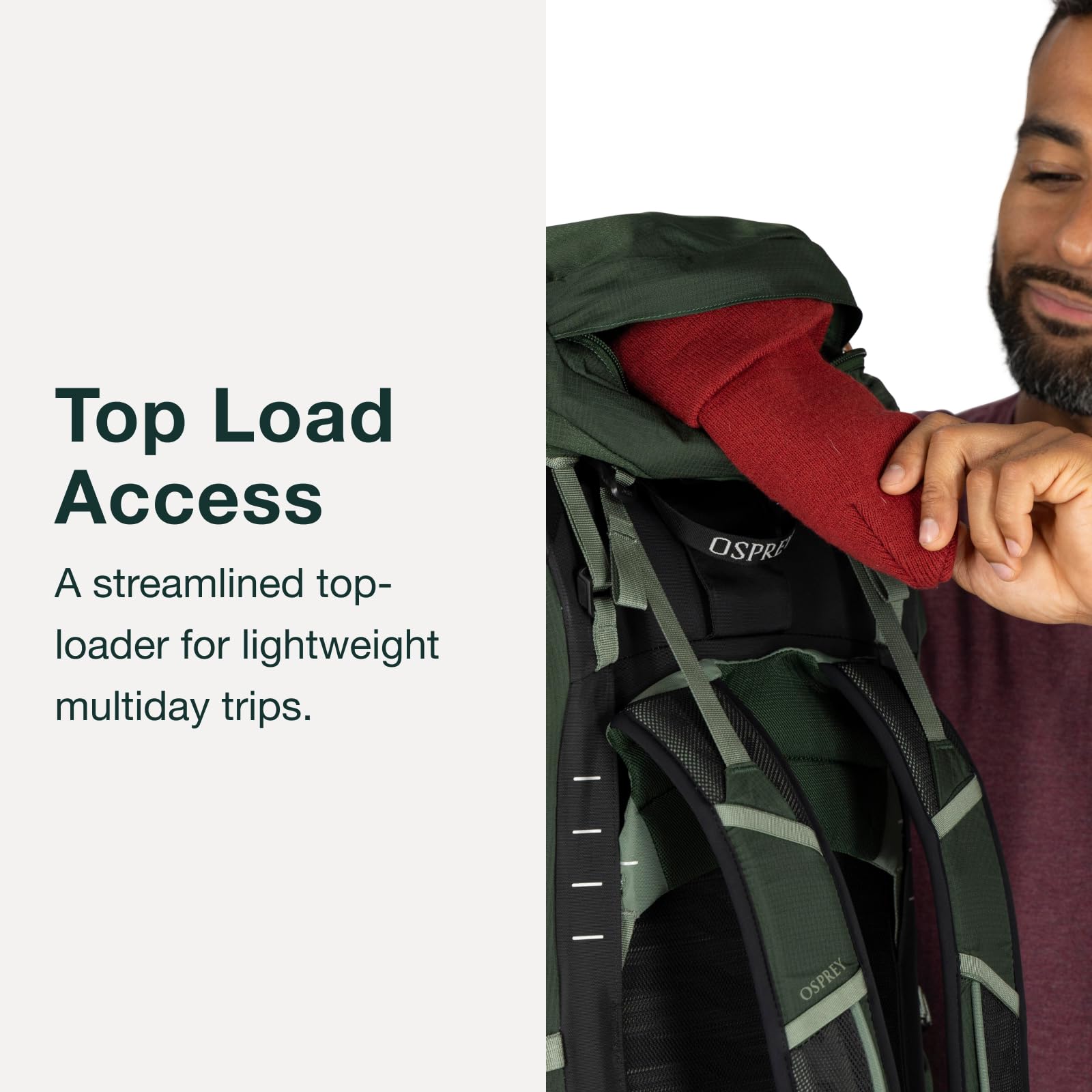 osprey-talon-44l-men-s-lightweight-hiking-backpack-daypack-for-travel-camping-gr image 5