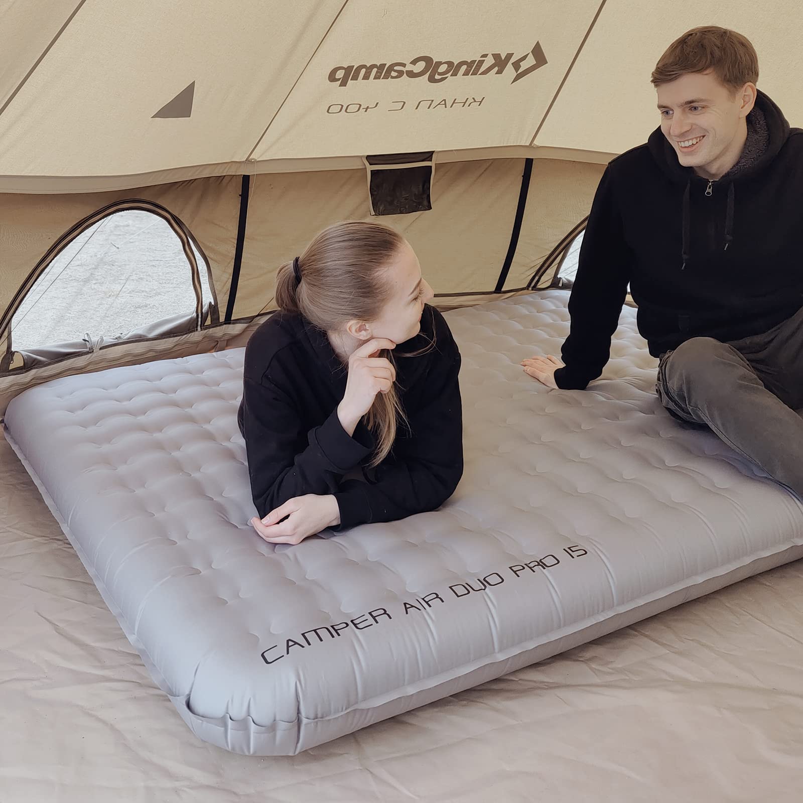 kingcamp-insulated-double-sleeping-pad-for-camping-2-person-air-pad image 2