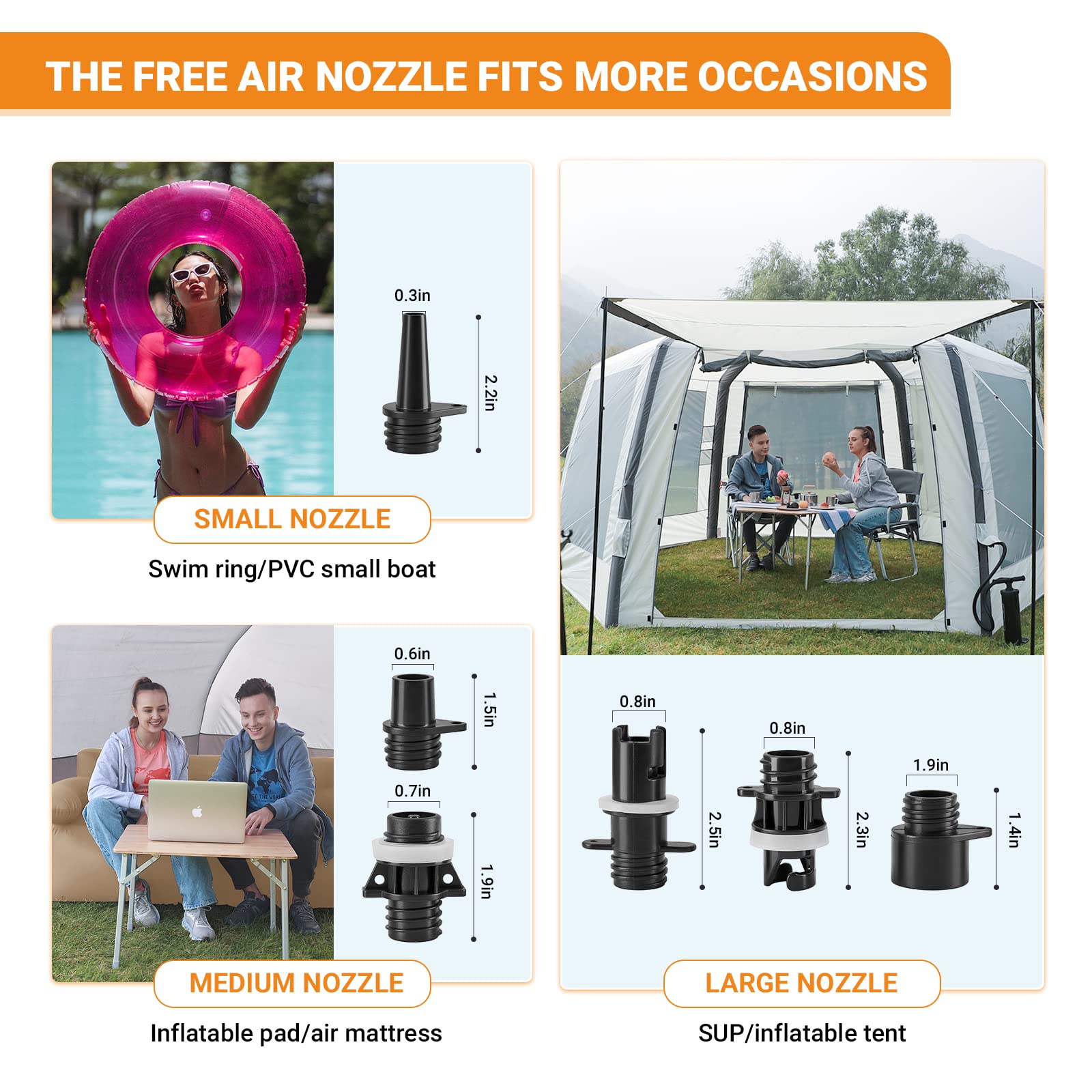kingcamp-thor-portable-electric-air-pump-for-tents-sleeping-pads-air-mattresses image 2