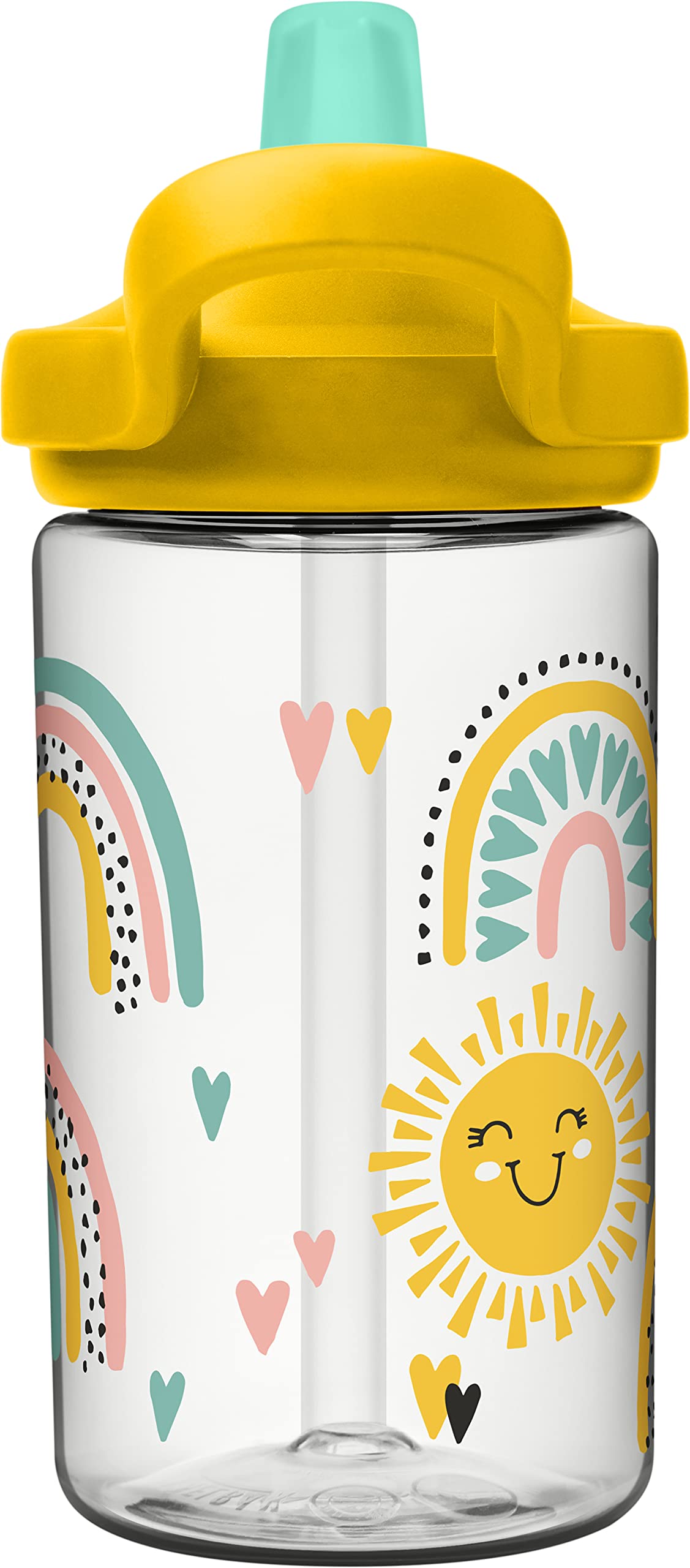 camelbak-eddy-kids-14oz-water-bottle-tritan-renew-straw-top-leak-proof-rainbows- image 4