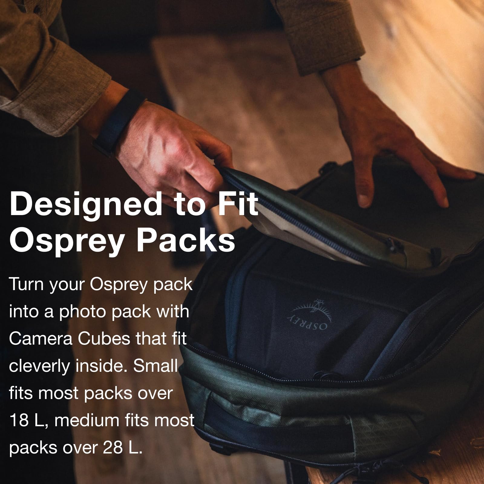 osprey-camera-storage-cube-medium-charcoal-grey image 3