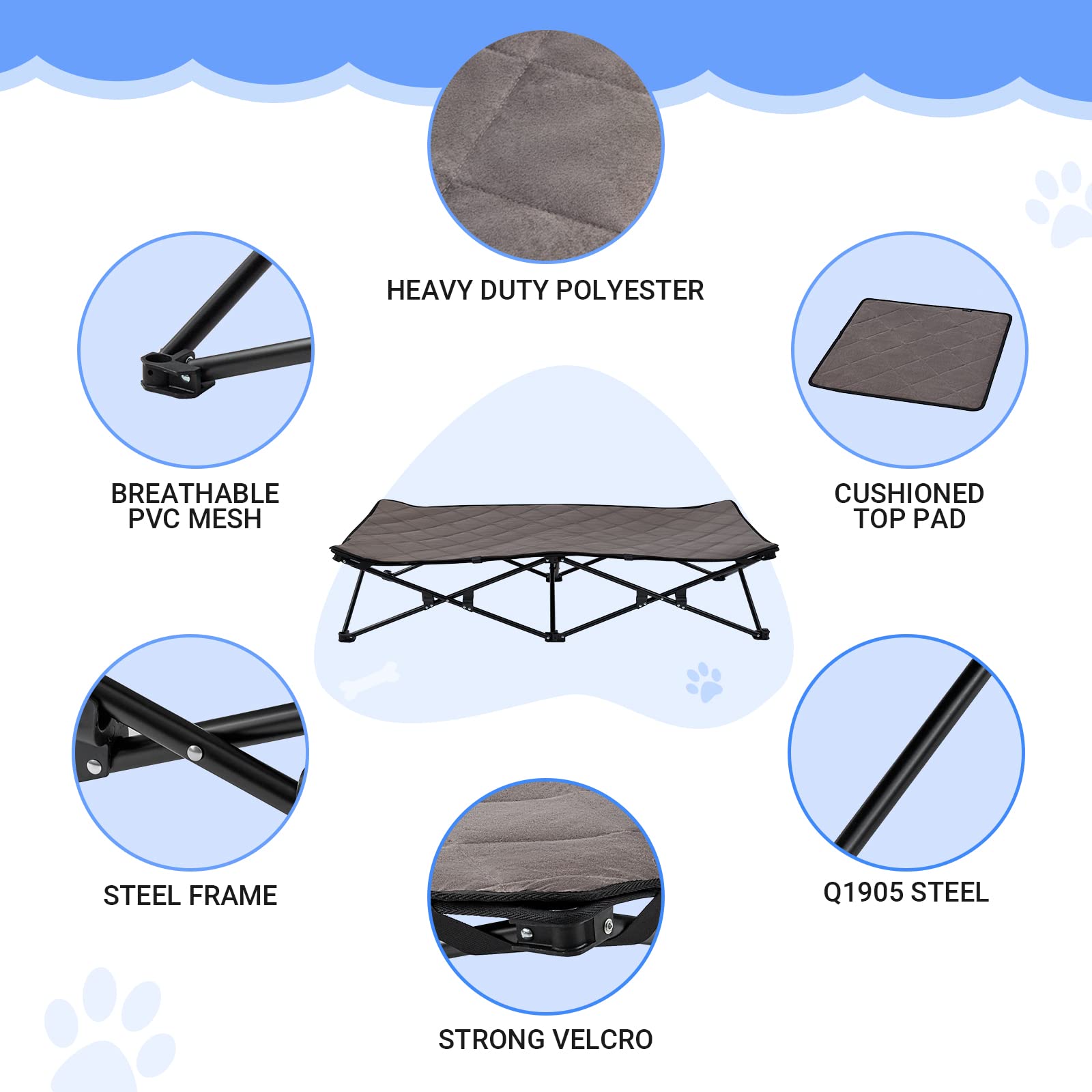 kingcamp-pets-sedum-l-plus-dog-bed-cot image 7