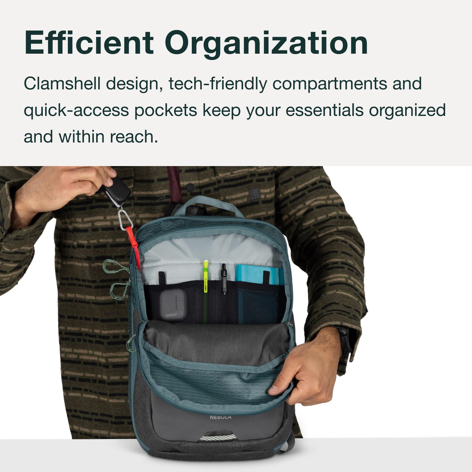 osprey-nebula-sling-bag-crossbody-backpack-with-laptop-sleeve-graphite-purple-he image 4