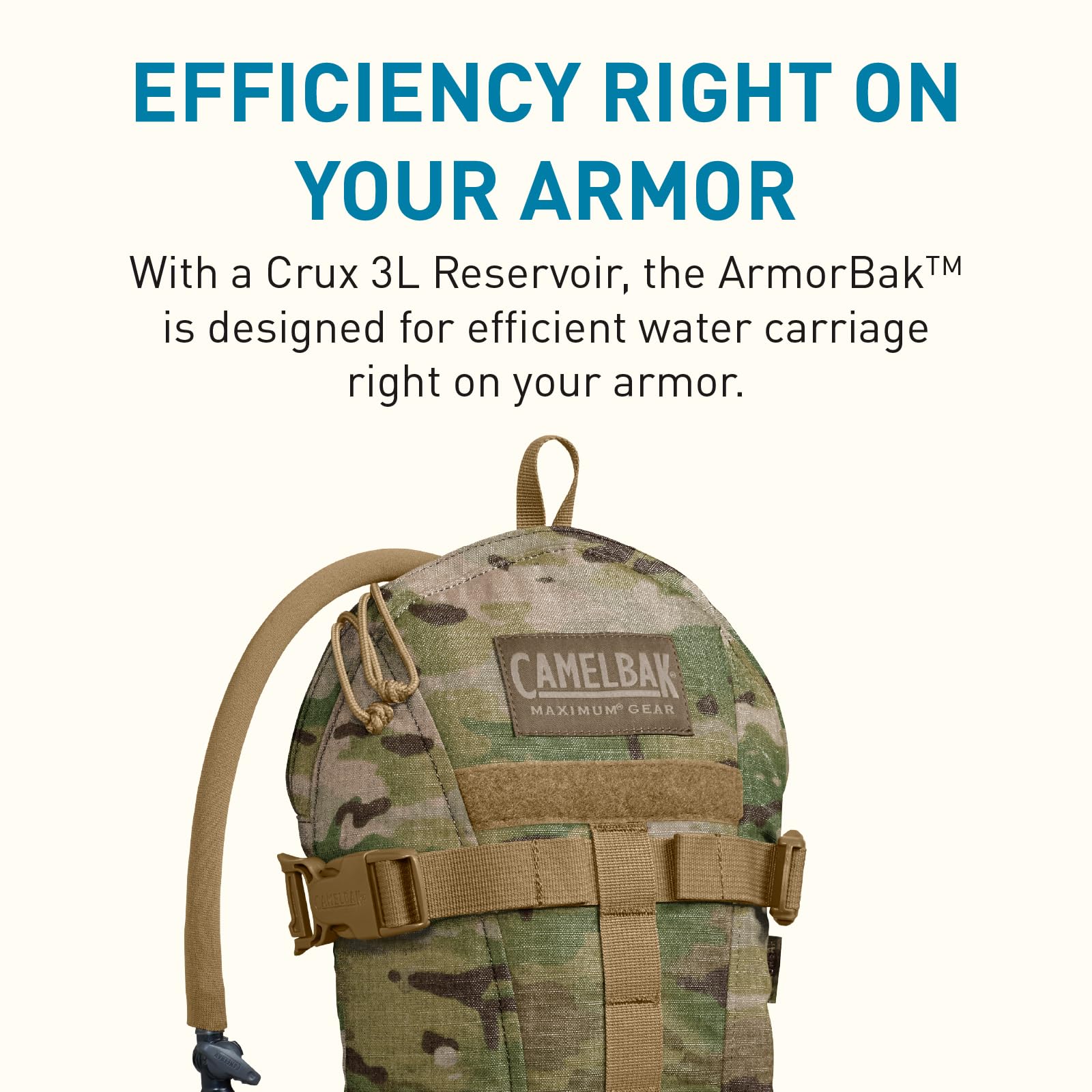 camelbak-armorbak-tactical-hydration-pack-with-100oz-3l-mil-spec-crux-reservoir image 4